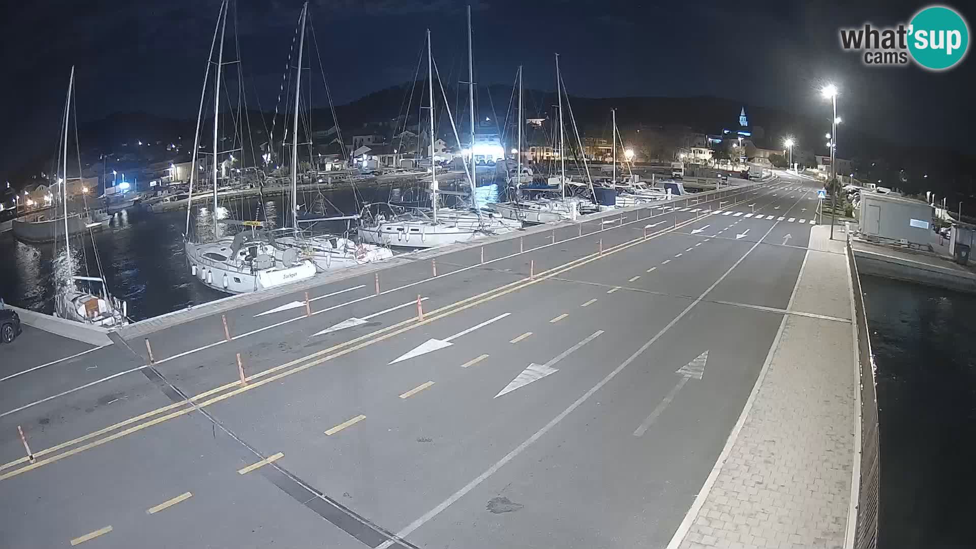 Dalmacija Trajekt Tkon – spletne kamere Hrvaška