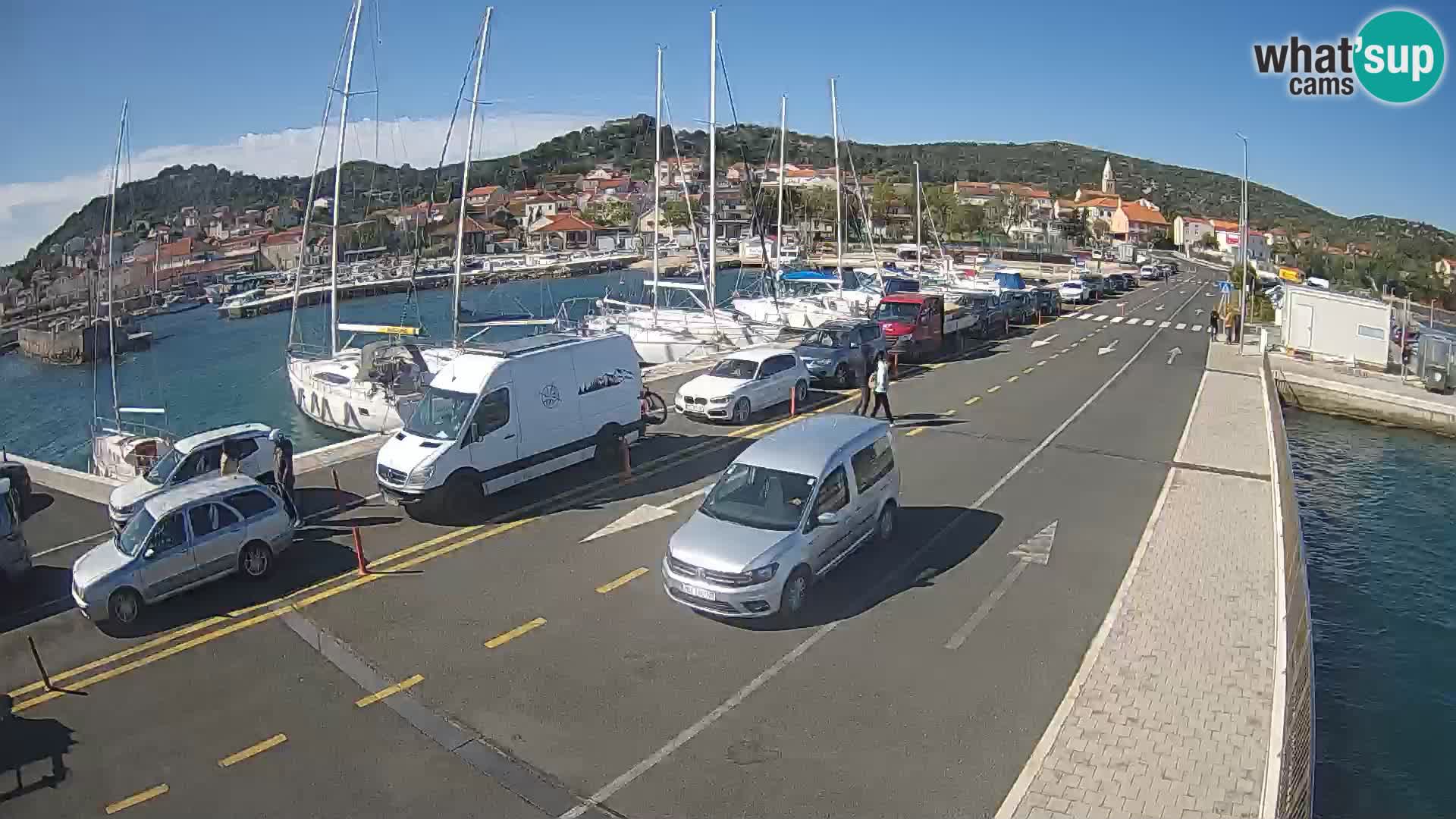 Dalmacia Tkon Transportar- webcams Croacia