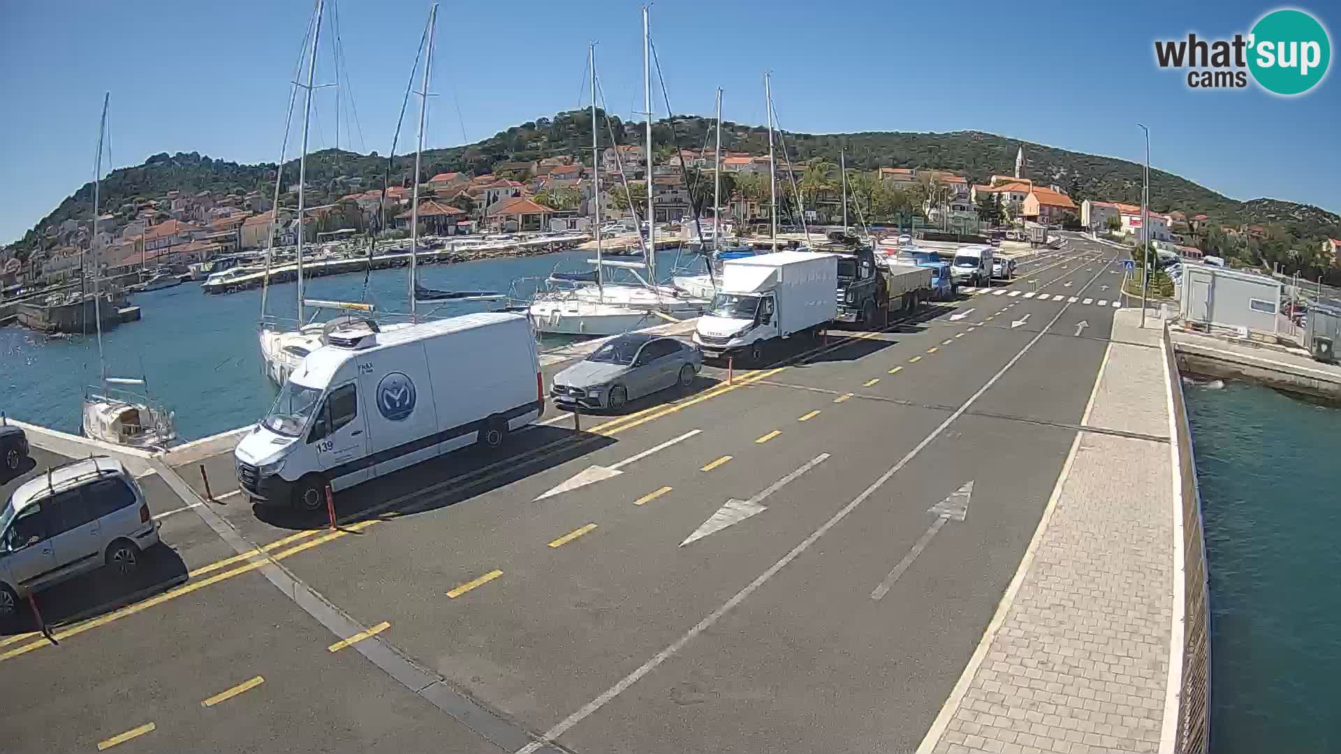 Dalmacia Tkon Transportar- webcams Croacia