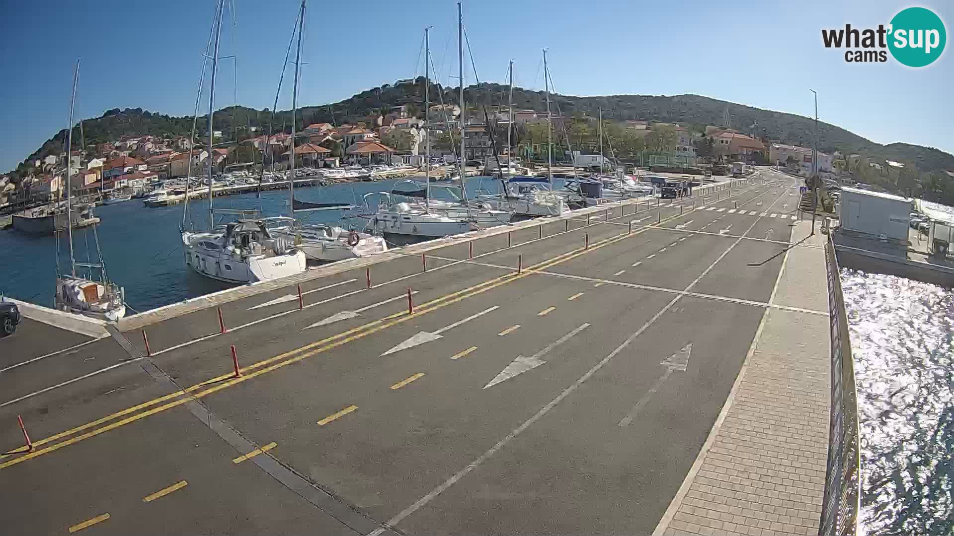 Dalmacija Trajekt Tkon – spletne kamere Hrvaška