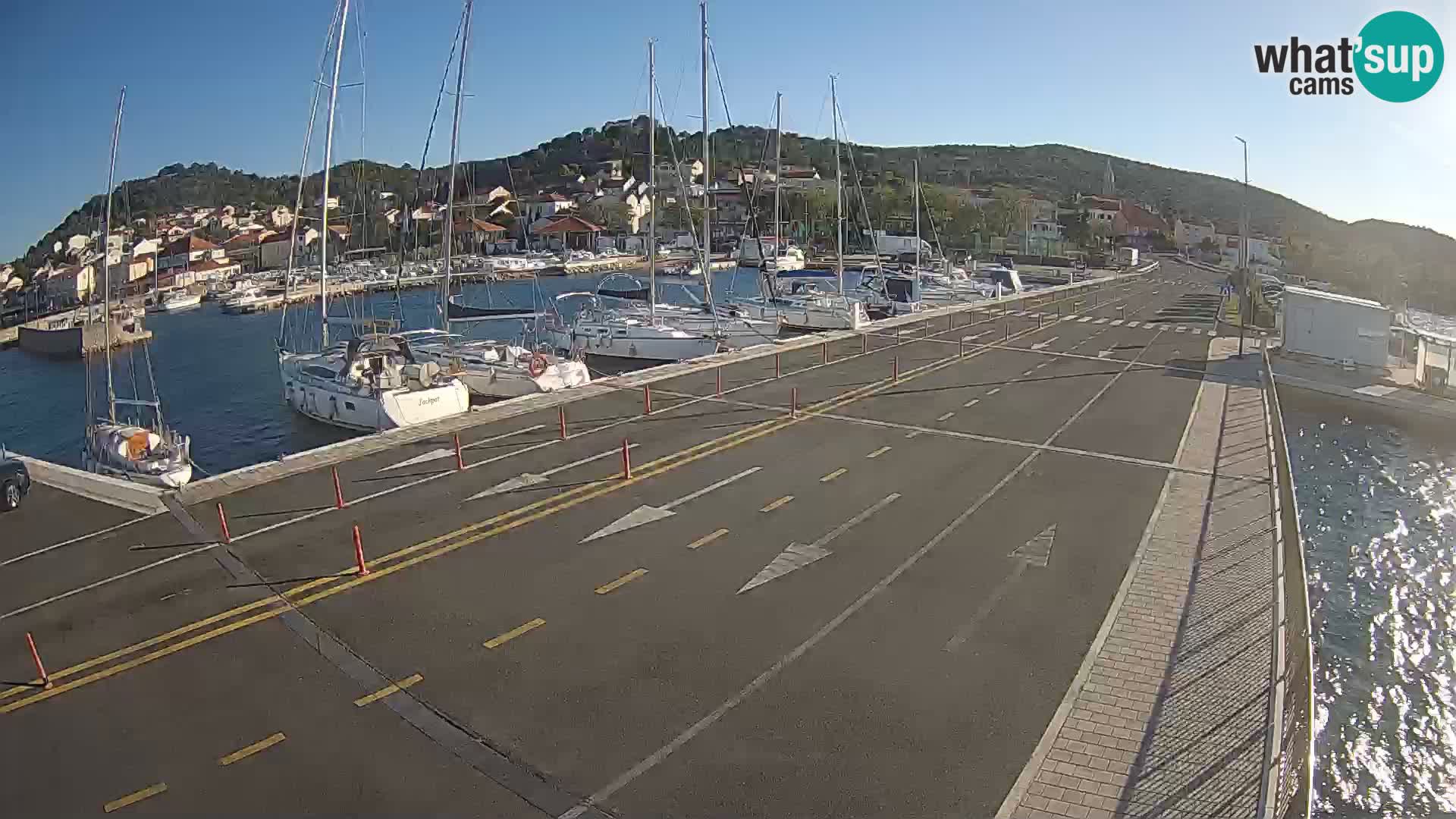 Dalmacija Trajekt Tkon – spletne kamere Hrvaška