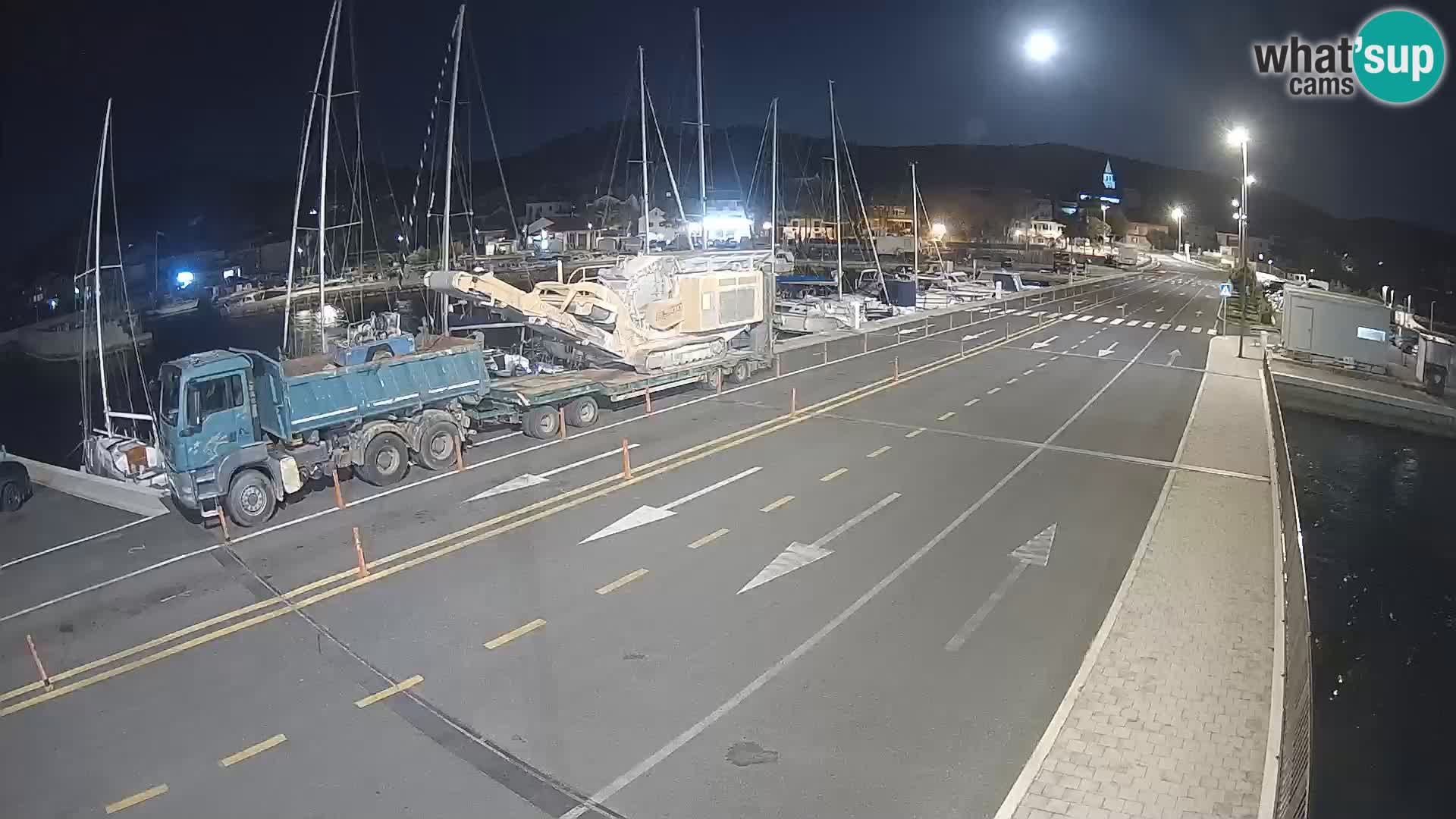 Dalmatie Tkon Traversier – webcams Croatie