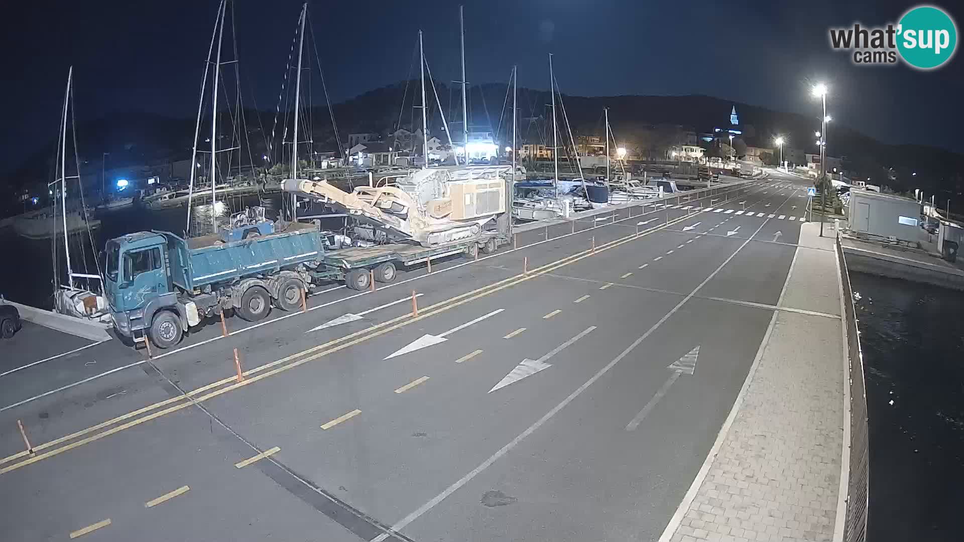 Dalmatie Tkon Traversier – webcams Croatie