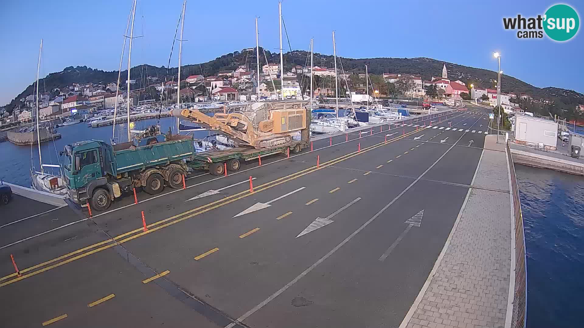 Dalmacia Tkon Transportar- webcams Croacia