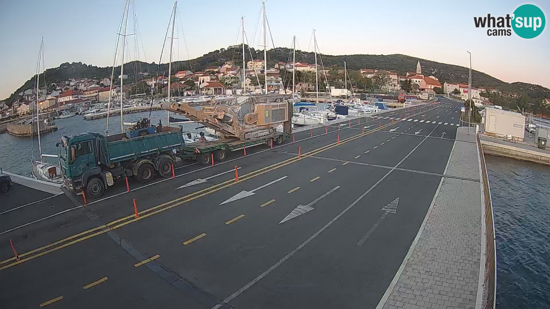 Dalmacija Trajekt Tkon – spletne kamere Hrvaška