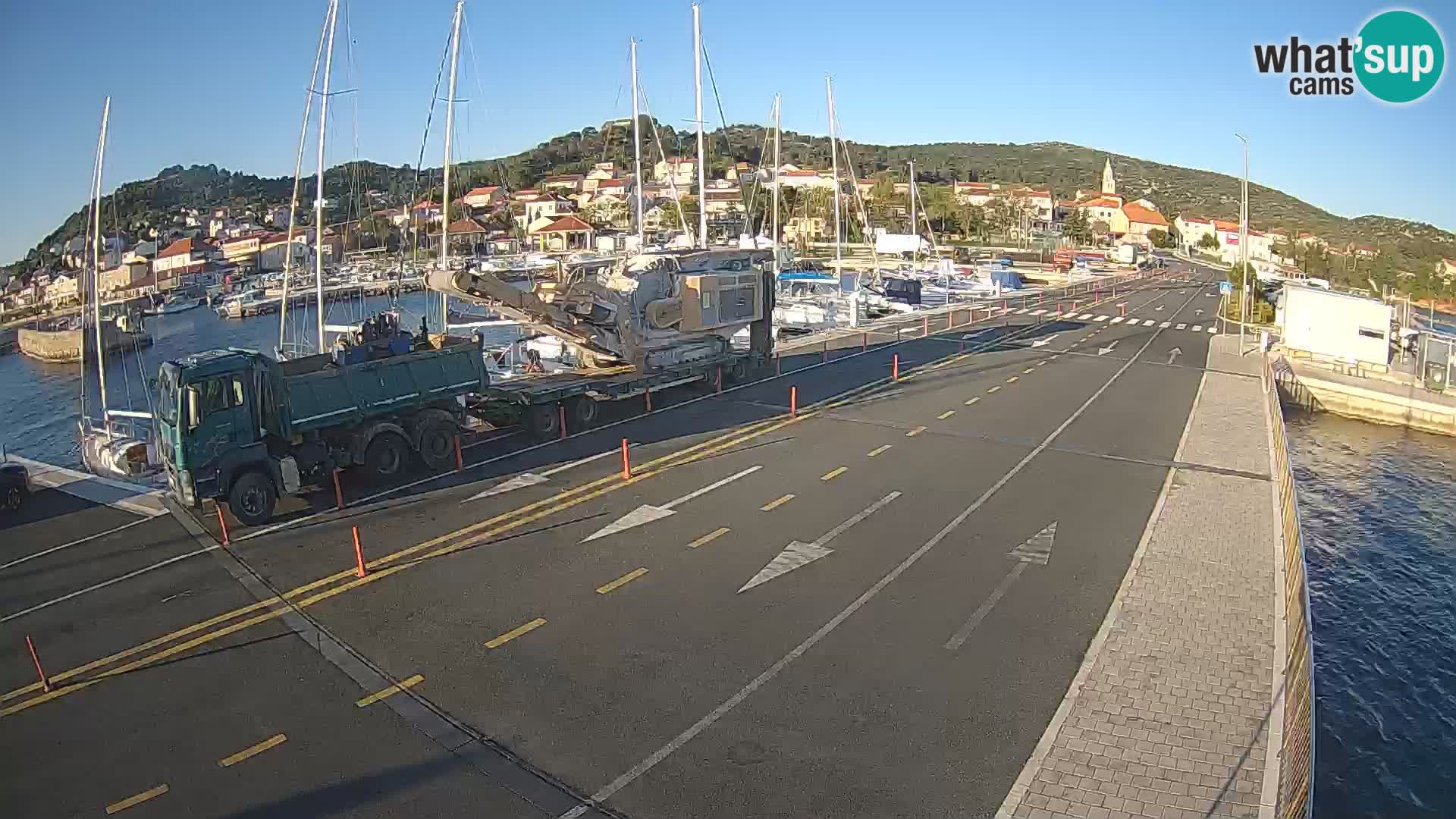 Dalmatia Tkon Ferry – webcams Croatia