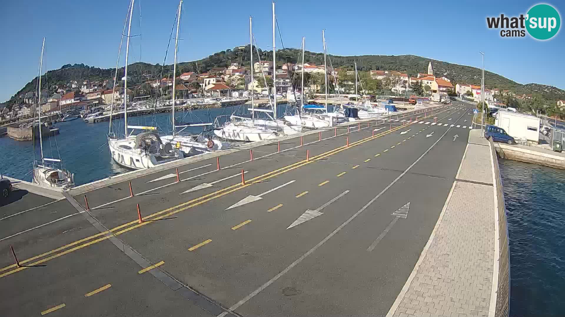 Dalmazia traghetto Tkon – webcam Croazia