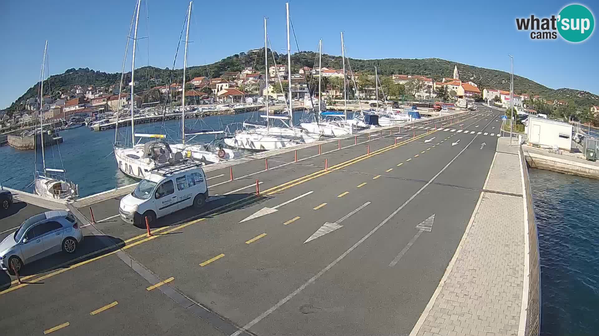 Dalmatia Tkon Ferry – webcams Croatia