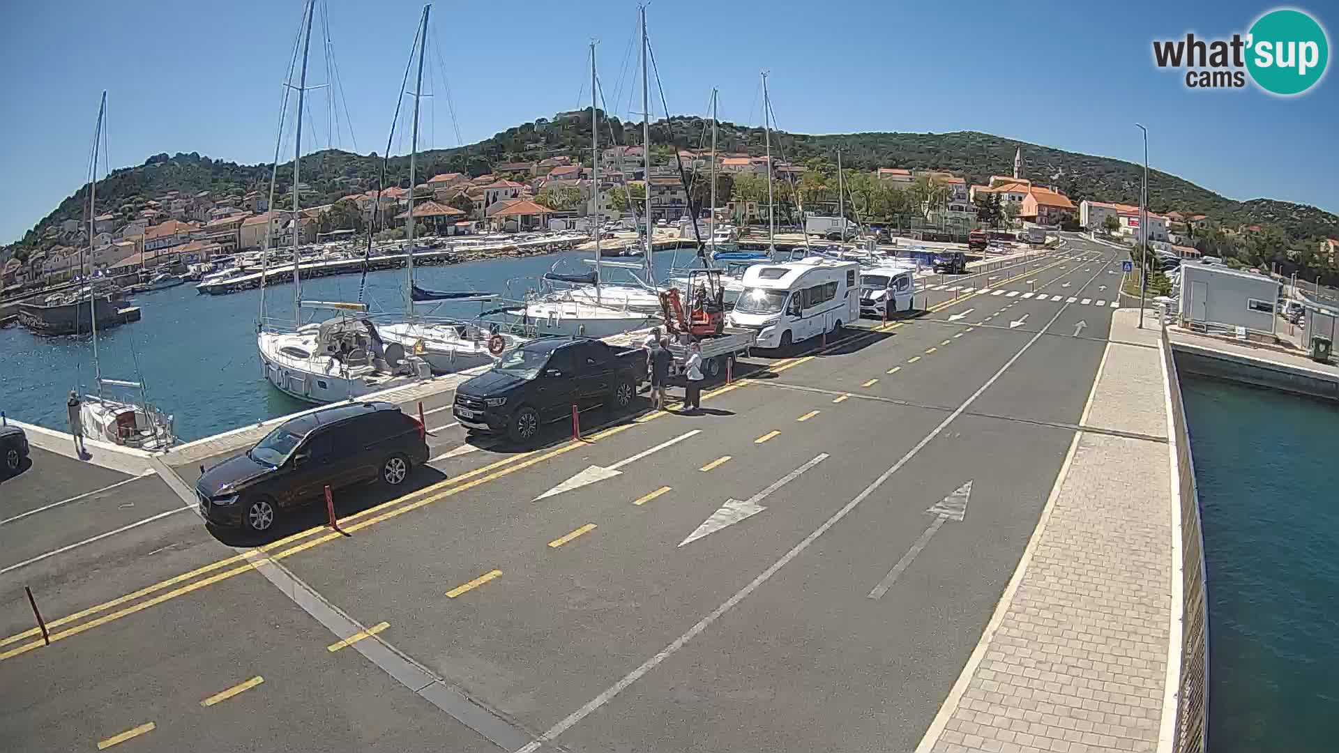 Dalmacia Tkon Transportar- webcams Croacia