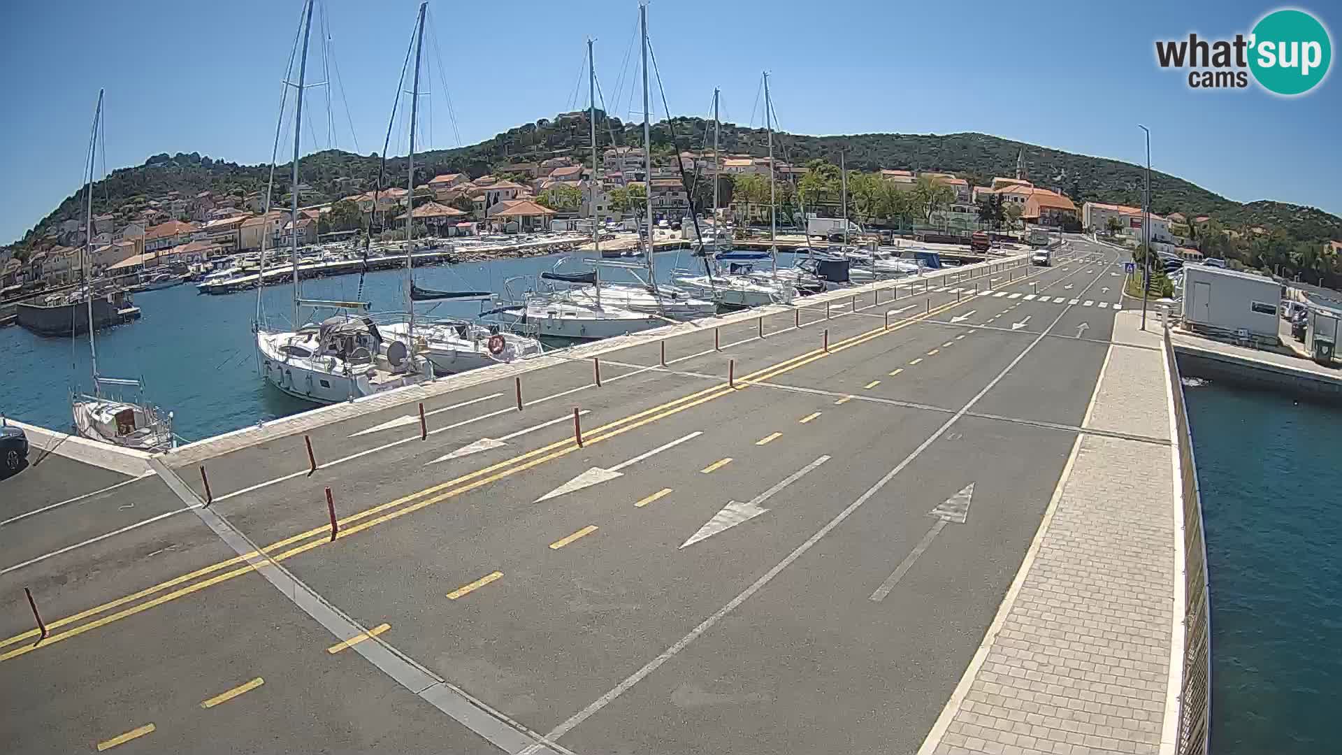 Dalmatia Tkon Ferry – webcams Croatia