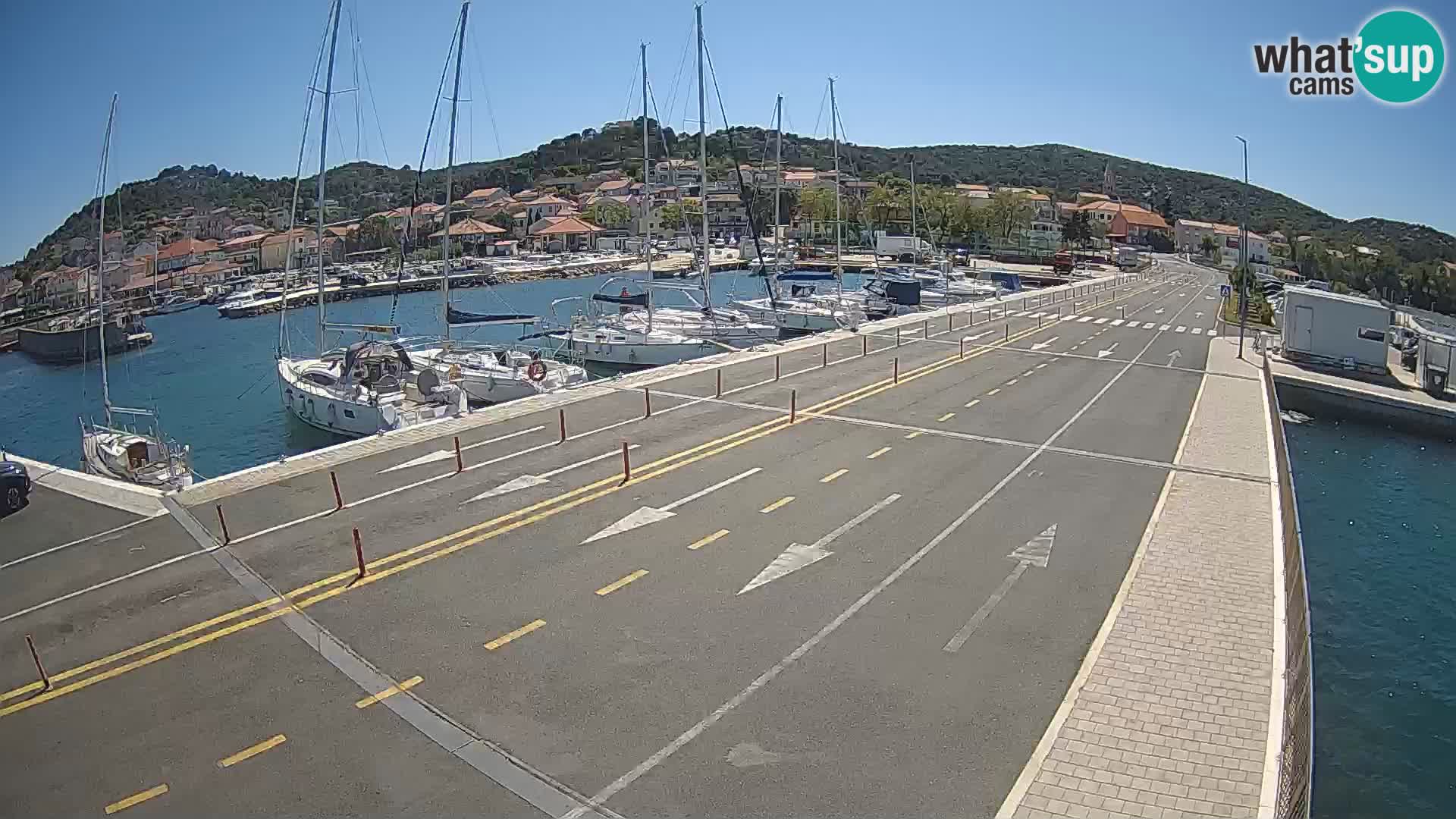 Dalmatie Tkon Traversier – webcams Croatie