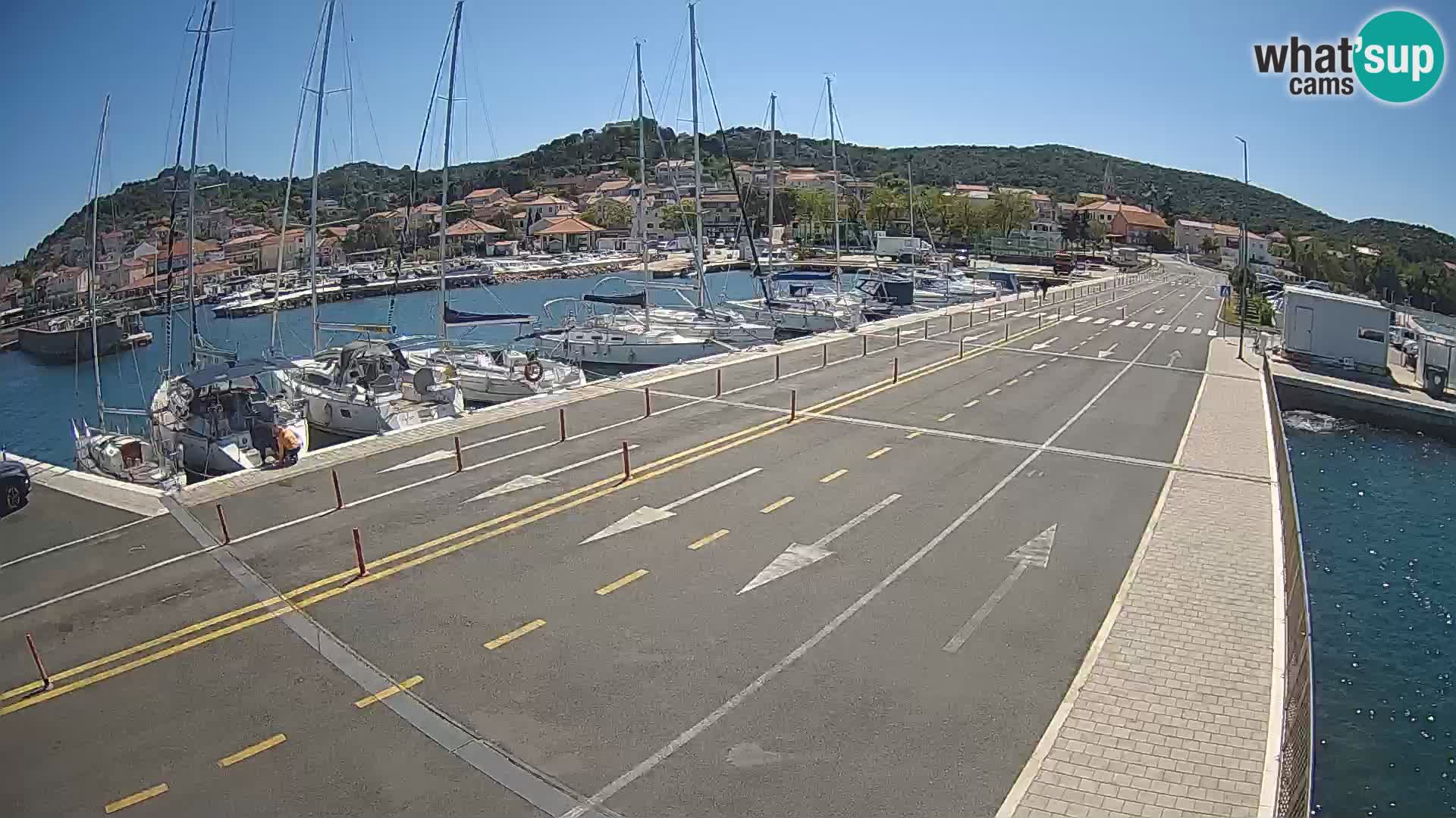 Dalmacia Tkon Transportar- webcams Croacia