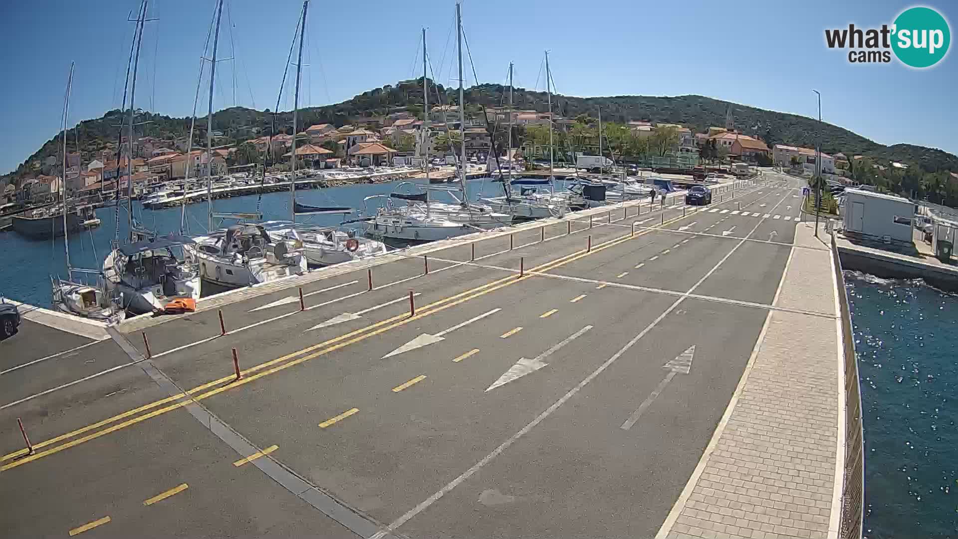 Dalmatie Tkon Traversier – webcams Croatie