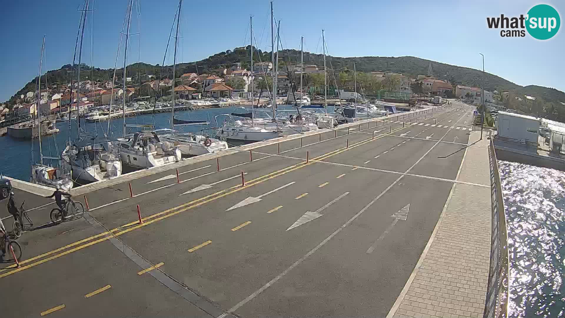 Dalmacija Trajekt Tkon – spletne kamere Hrvaška