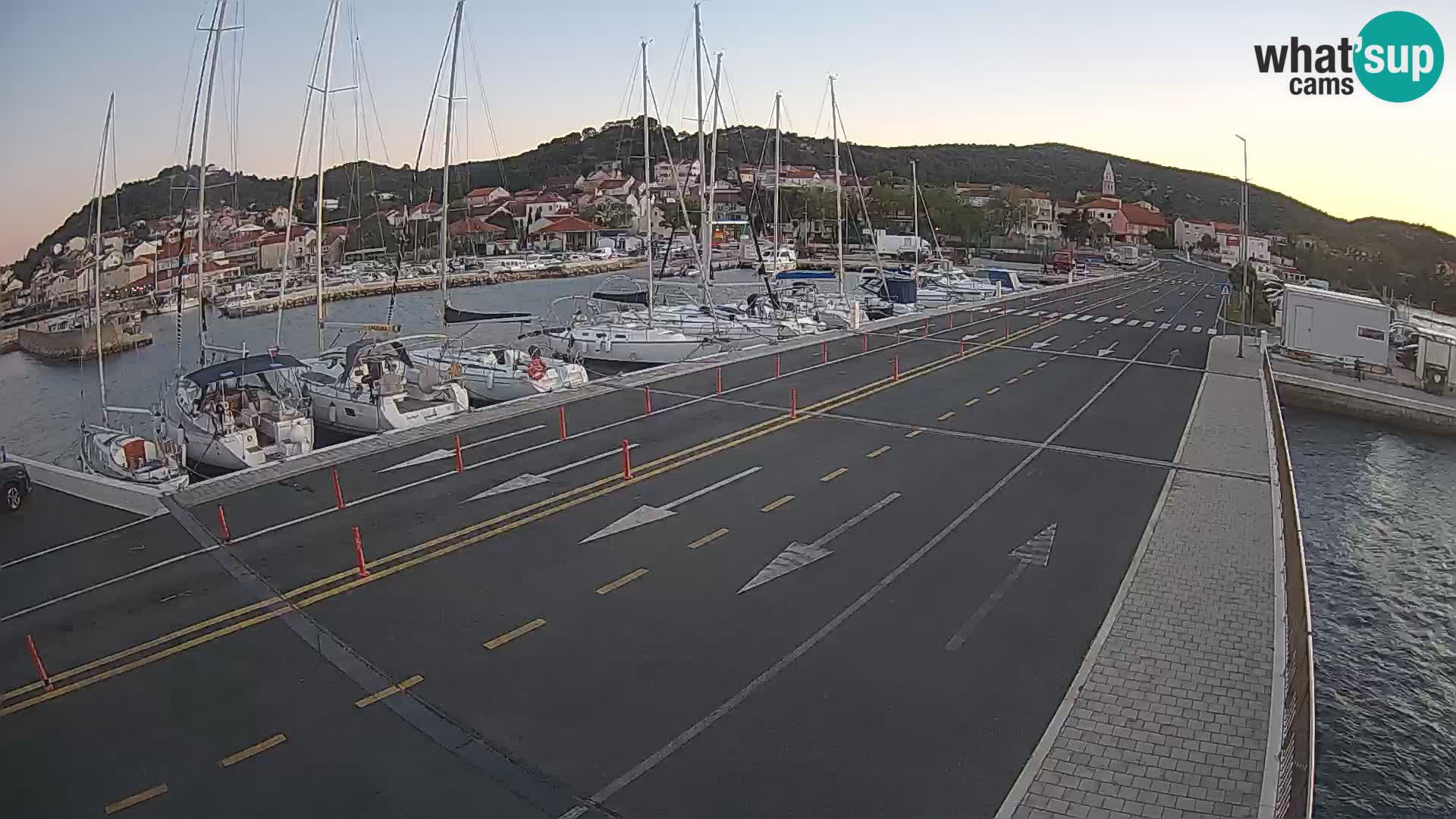 Dalmacija Trajekt Tkon – spletne kamere Hrvaška