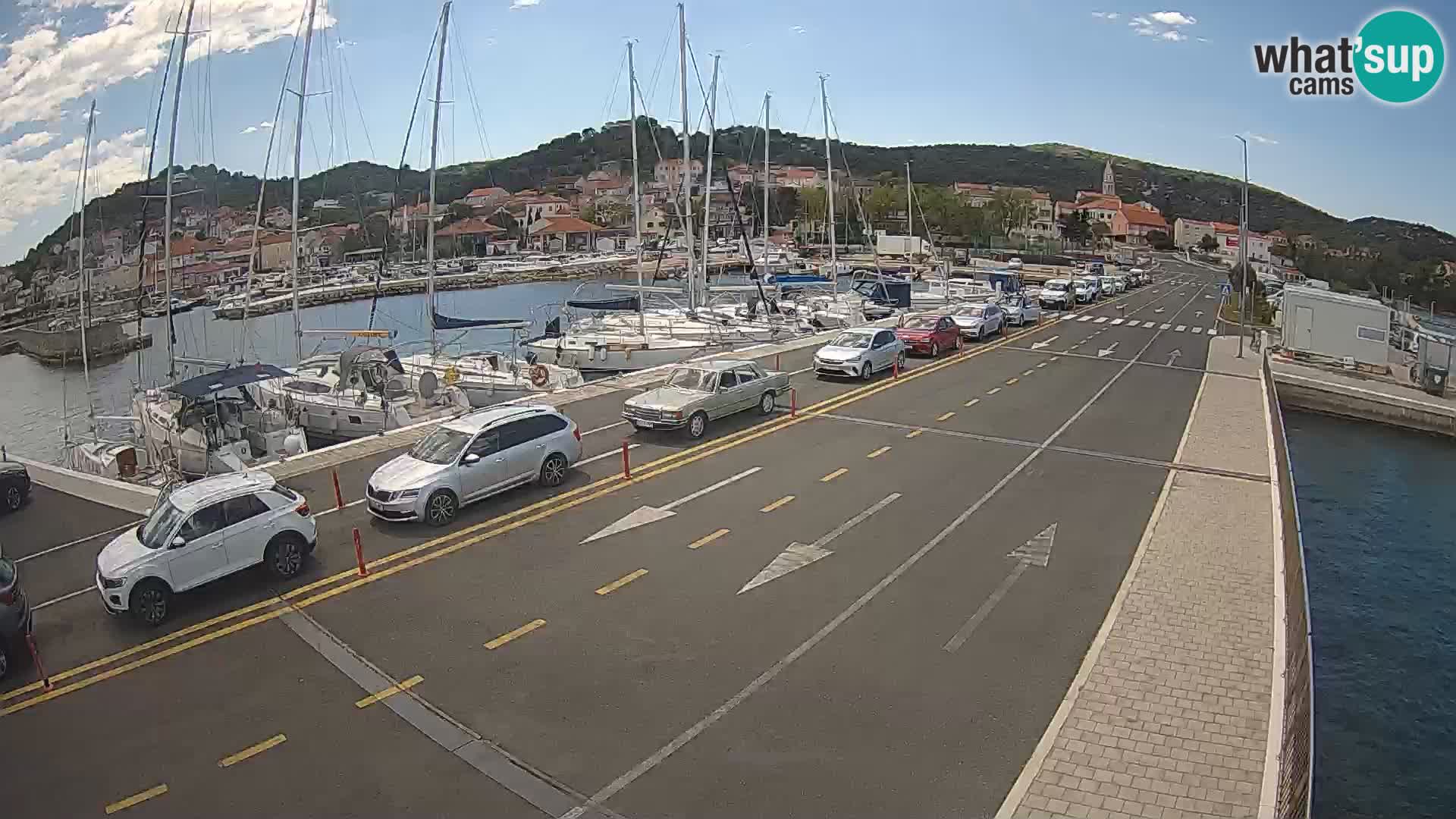 Dalmacia Tkon Transportar- webcams Croacia