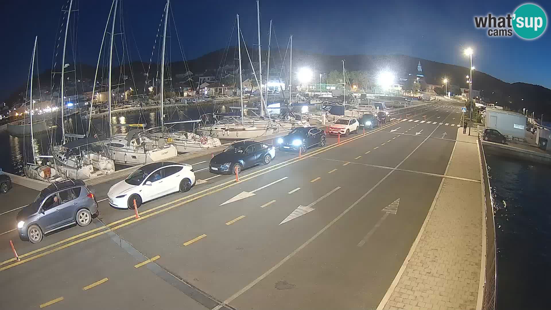 Dalmatie Tkon Traversier – webcams Croatie