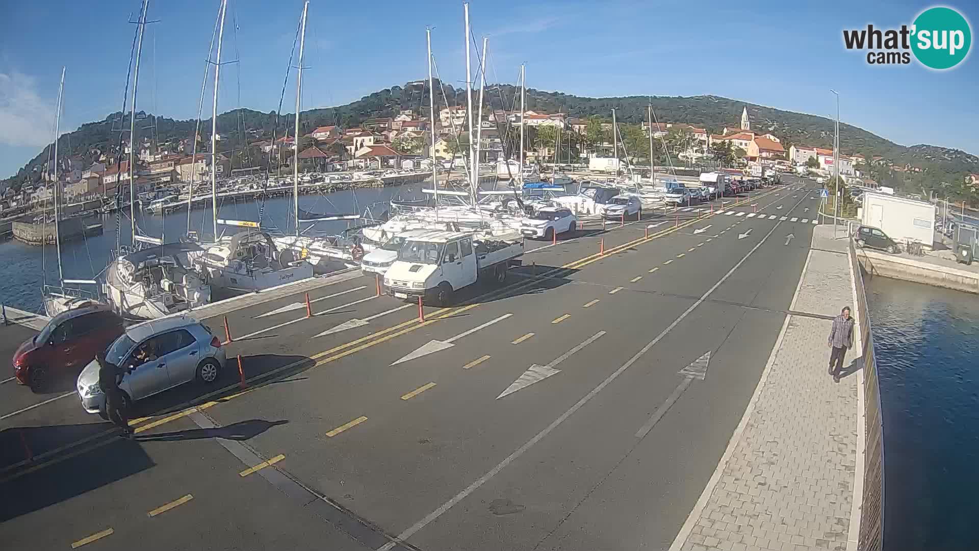 Dalmacia Tkon Transportar- webcams Croacia