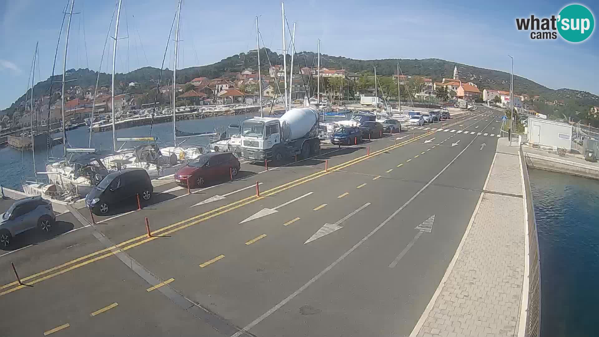 Dalmacia Tkon Transportar- webcams Croacia