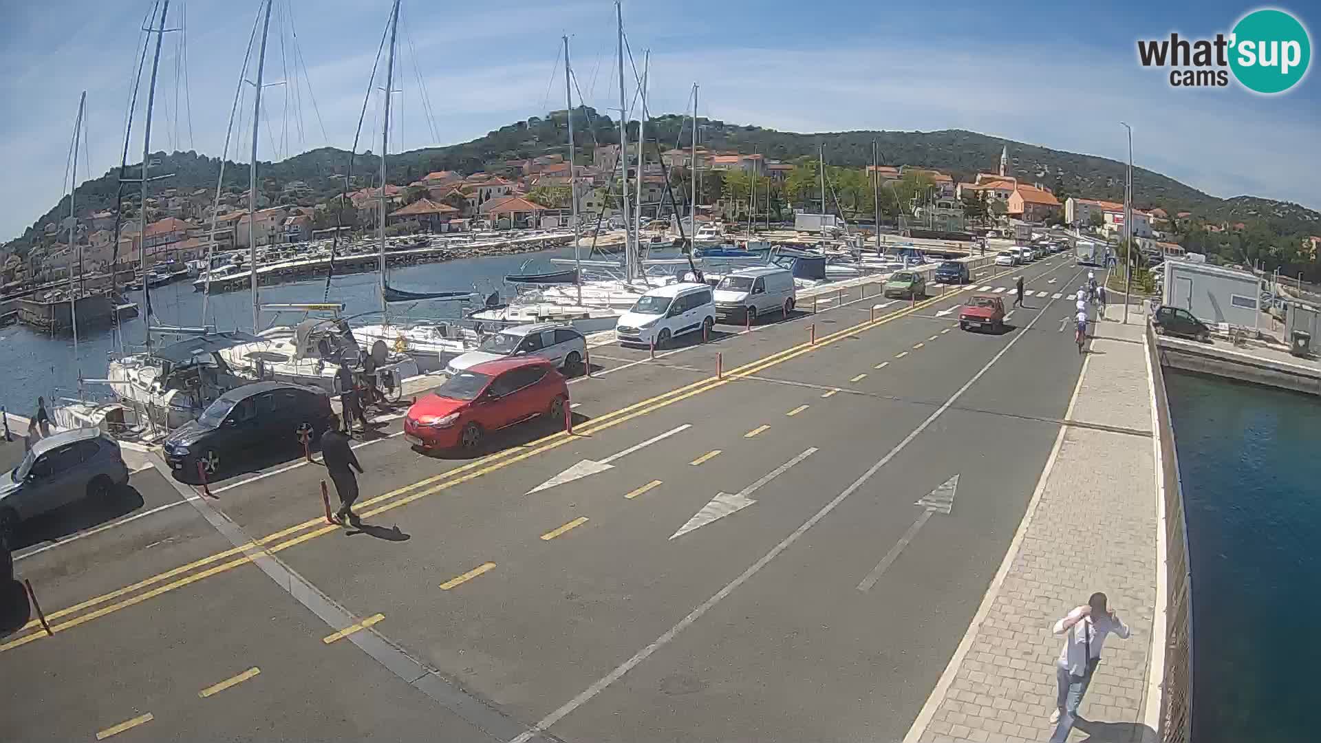 Dalmatie Tkon Traversier – webcams Croatie