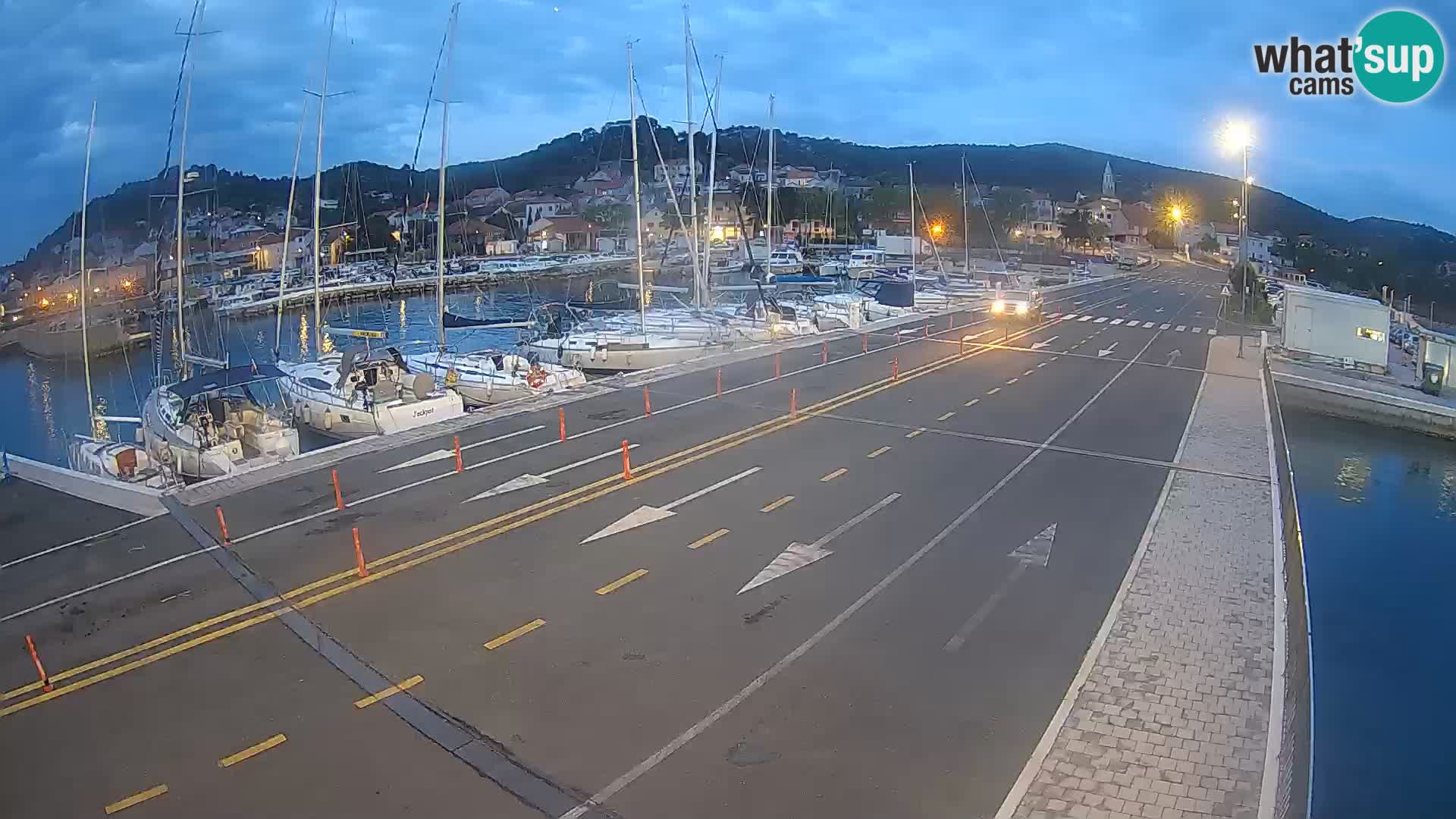 Dalmacia Tkon Transportar- webcams Croacia