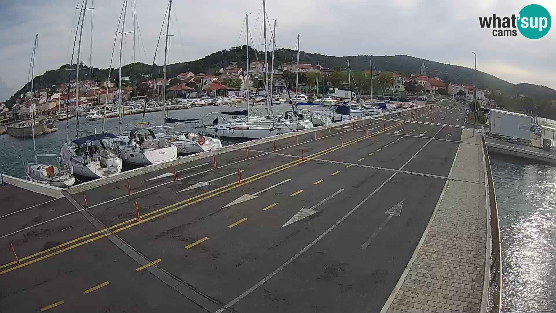 Dalmacia Tkon Transportar- webcams Croacia