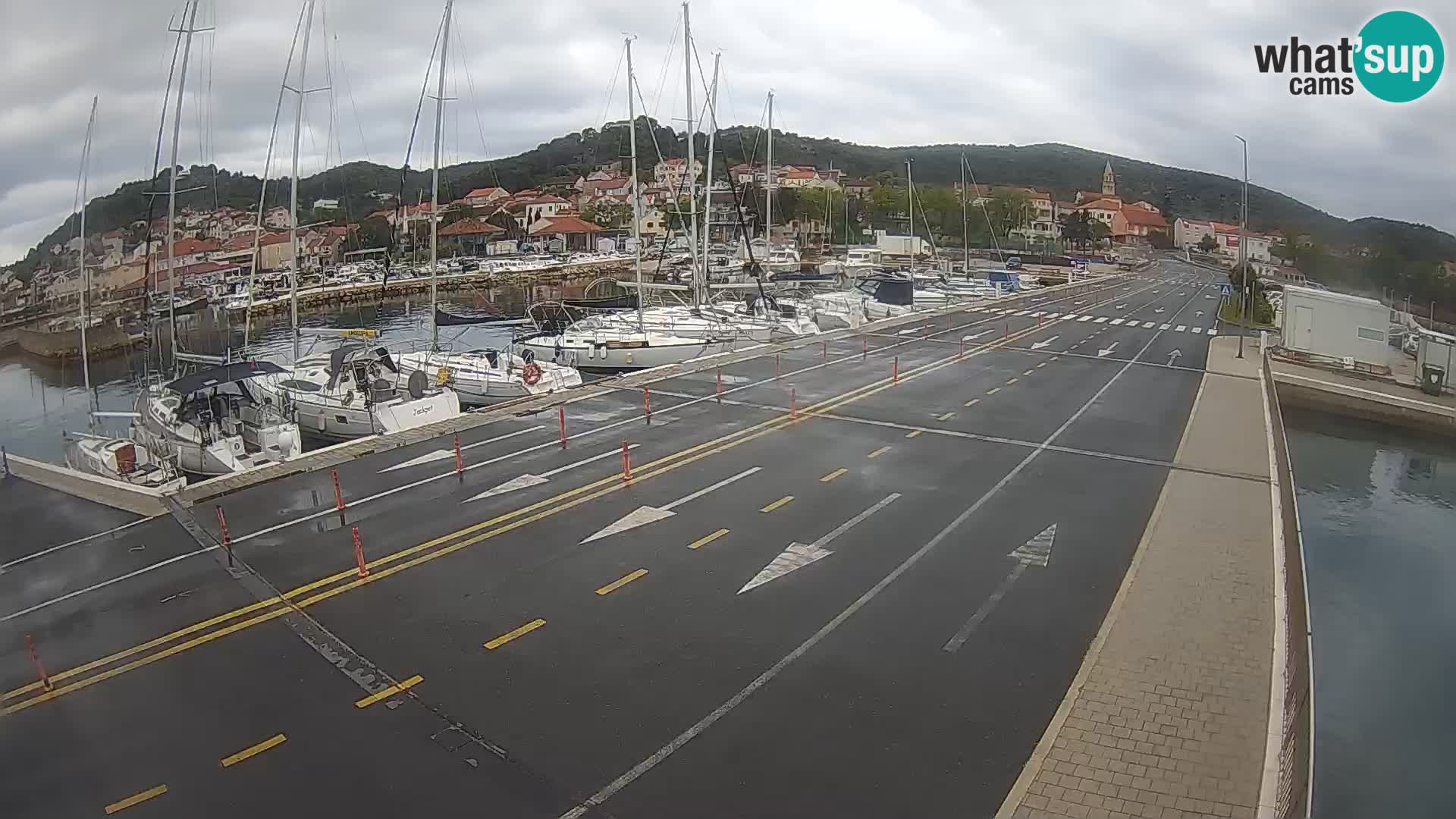 Dalmacia Tkon Transportar- webcams Croacia