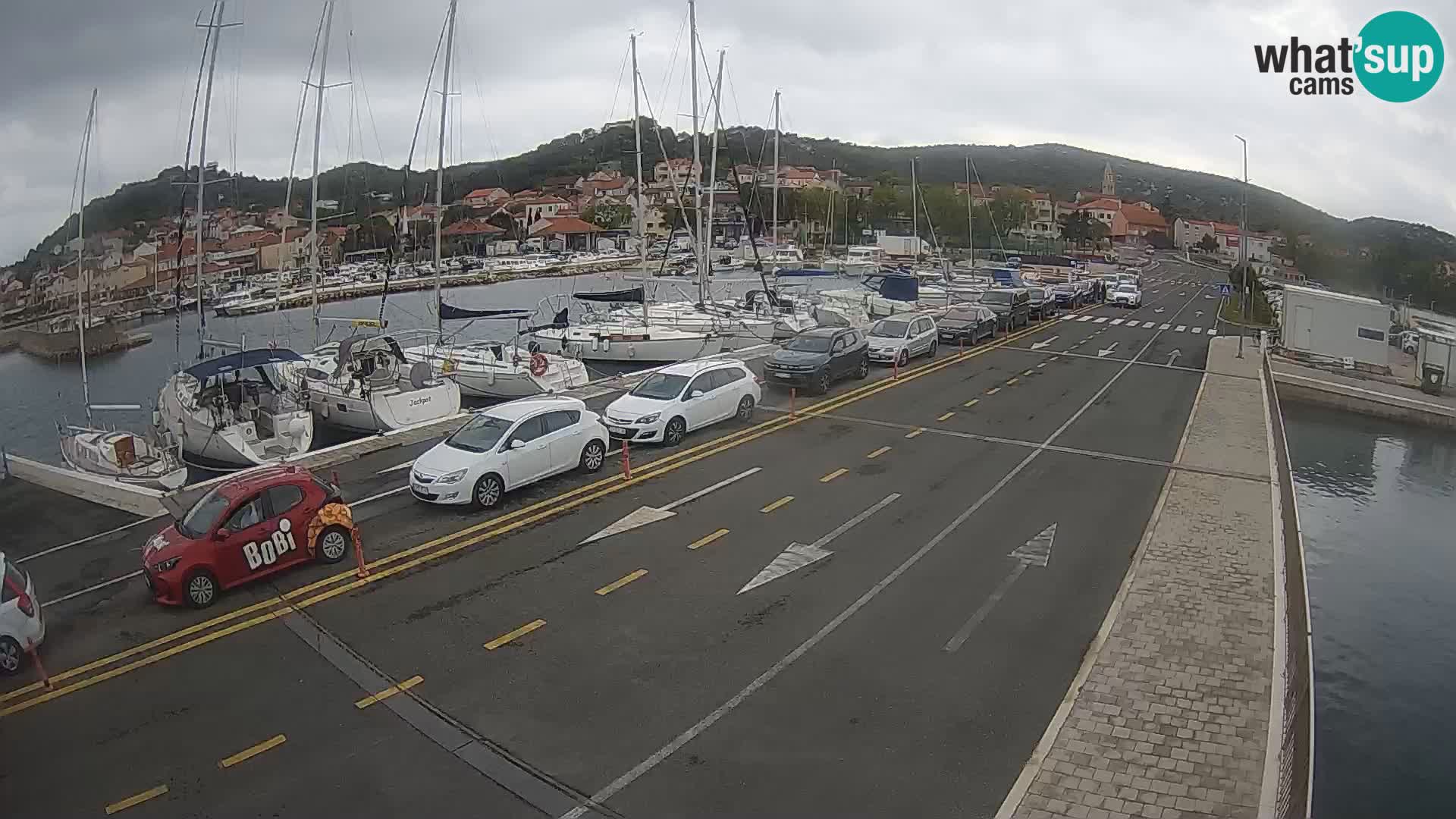 Dalmacia Tkon Transportar- webcams Croacia