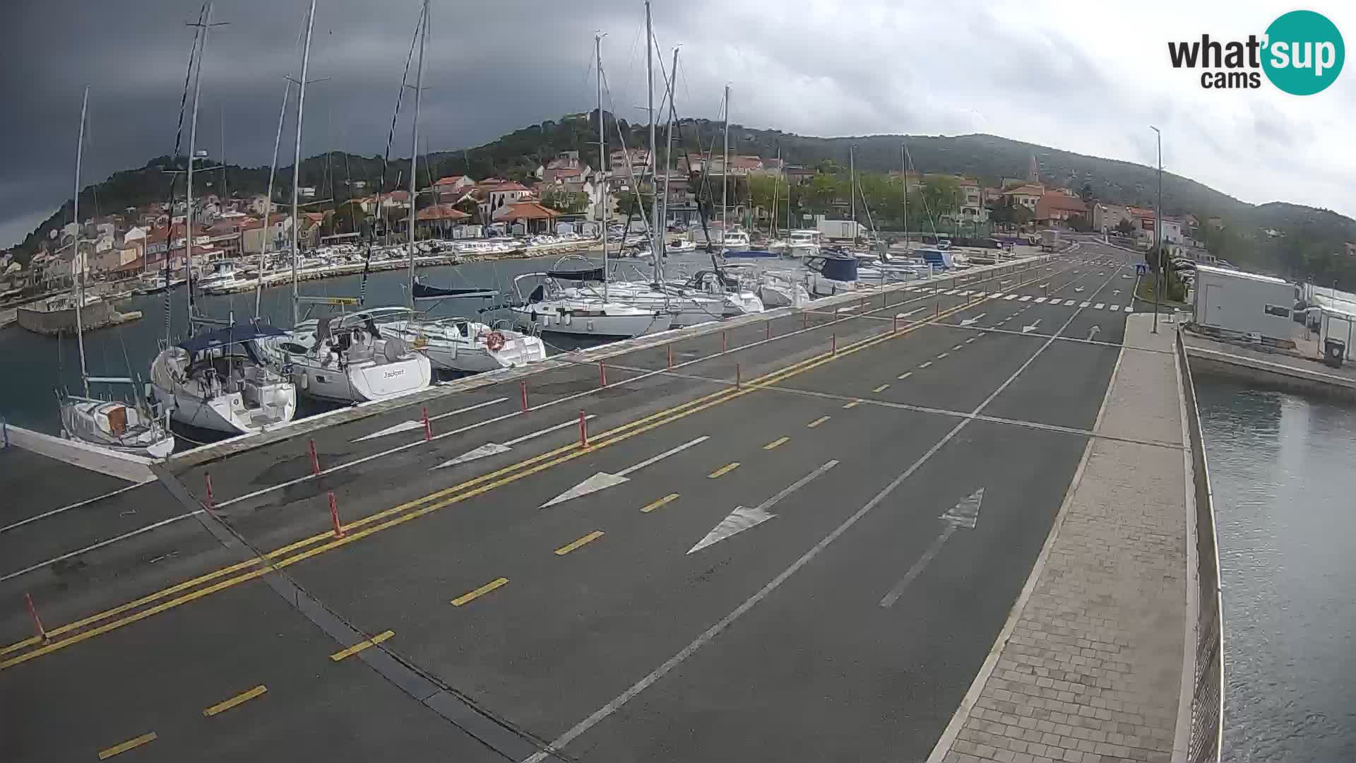Dalmatie Tkon Traversier – webcams Croatie