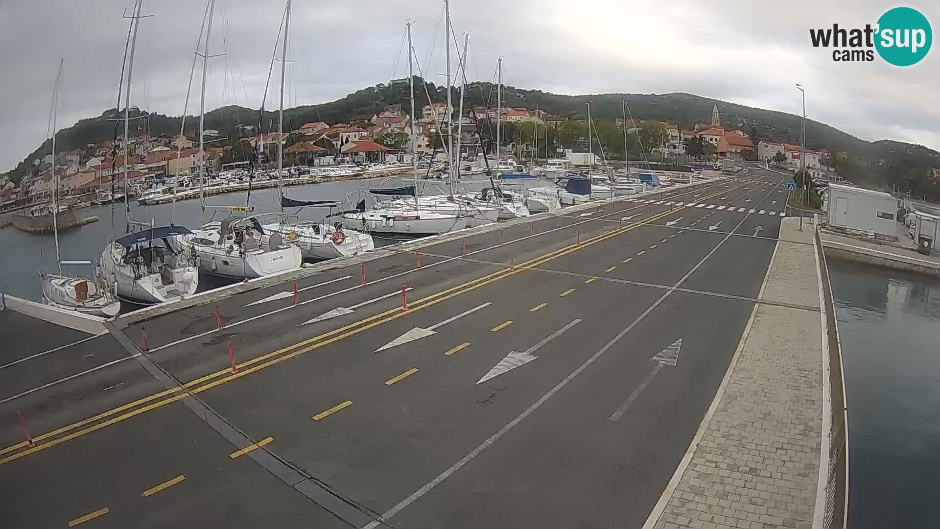 Dalmatie Tkon Traversier – webcams Croatie
