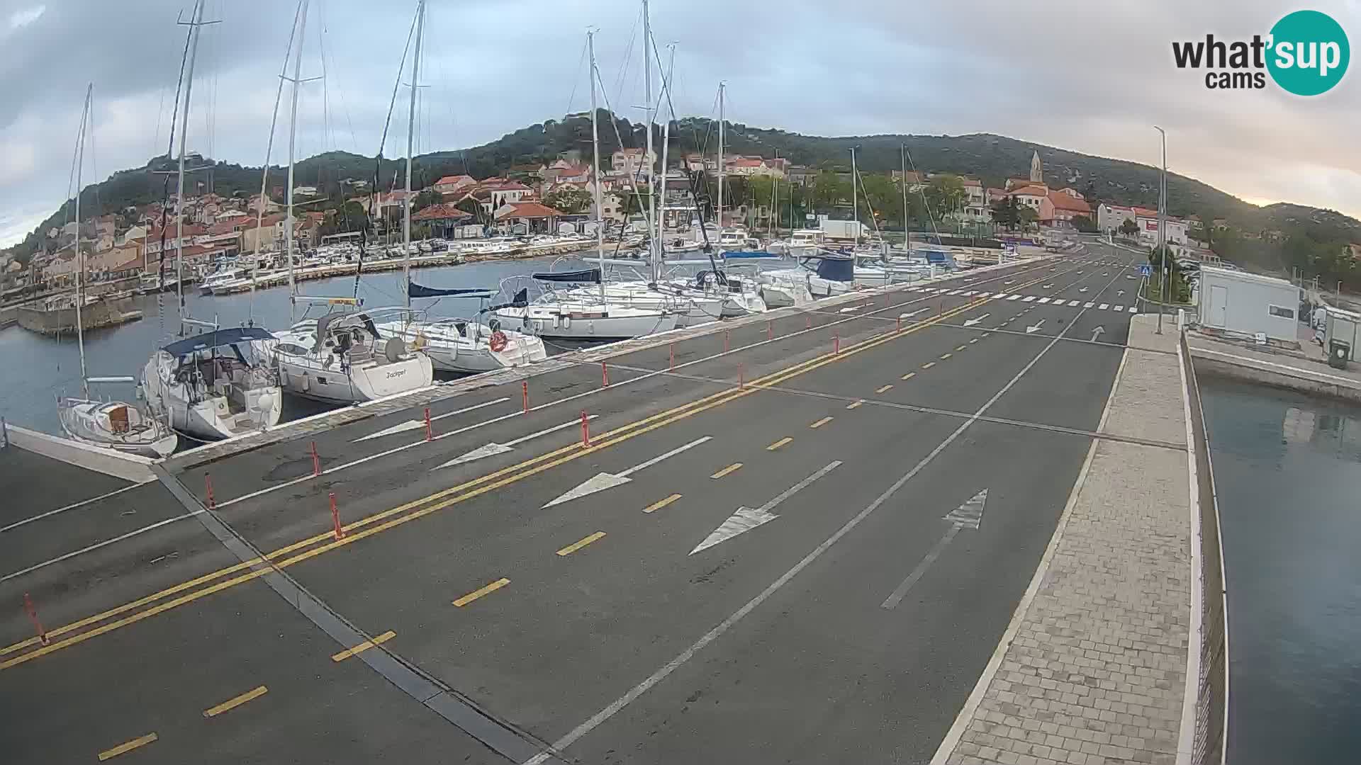 Dalmatie Tkon Traversier – webcams Croatie