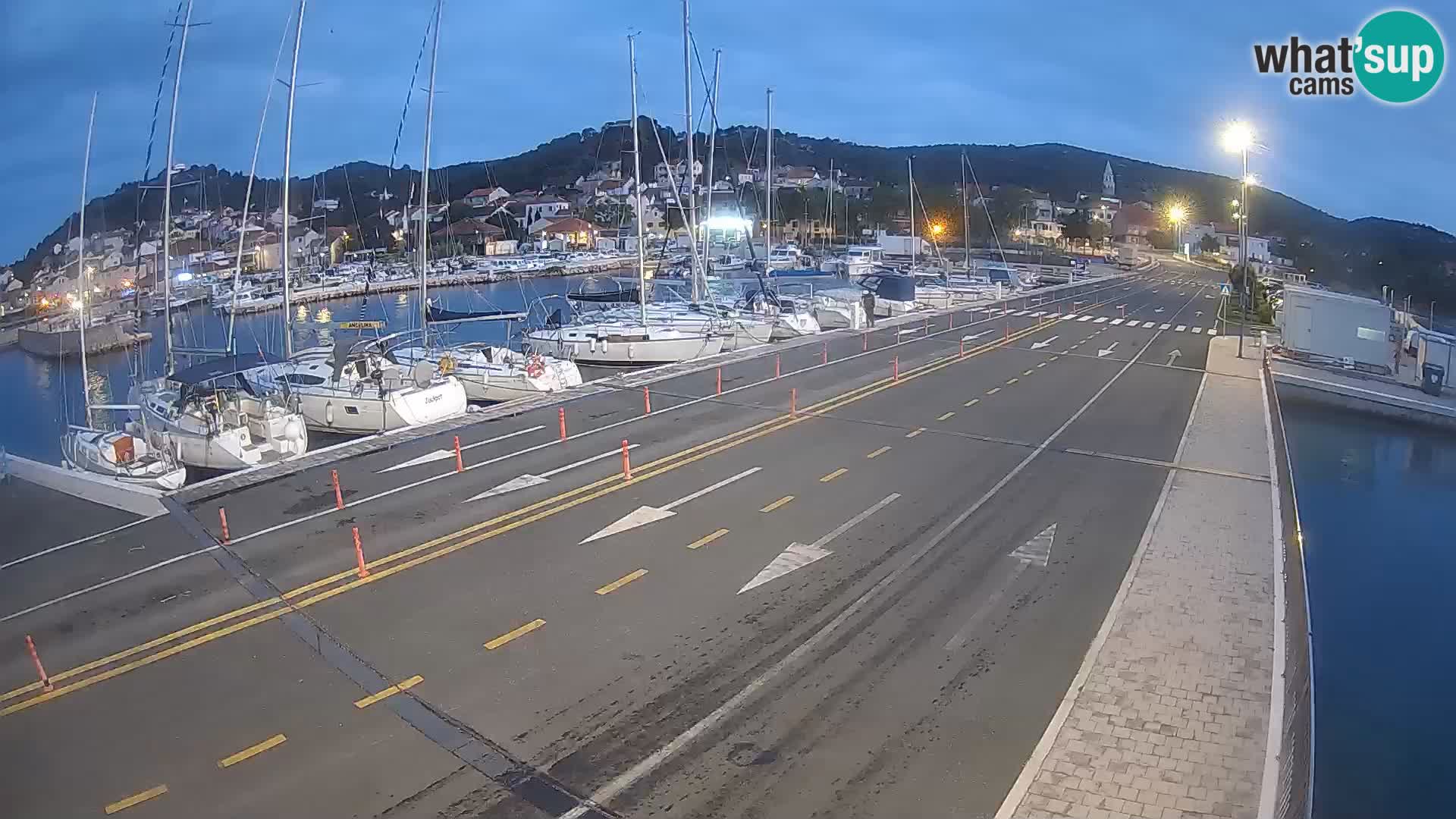 Dalmatie Tkon Traversier – webcams Croatie