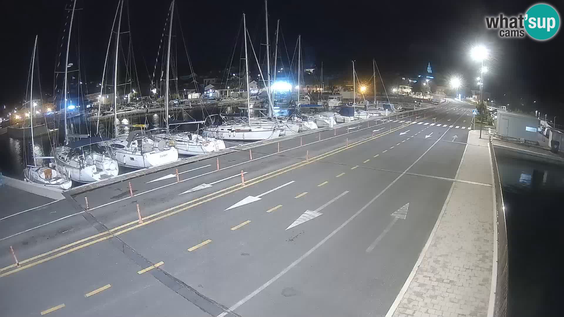 Dalmatie Tkon Traversier – webcams Croatie