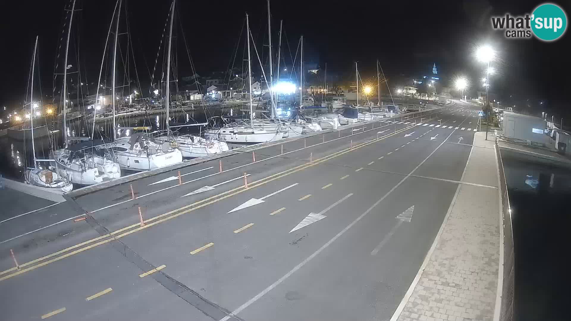 Dalmatie Tkon Traversier – webcams Croatie