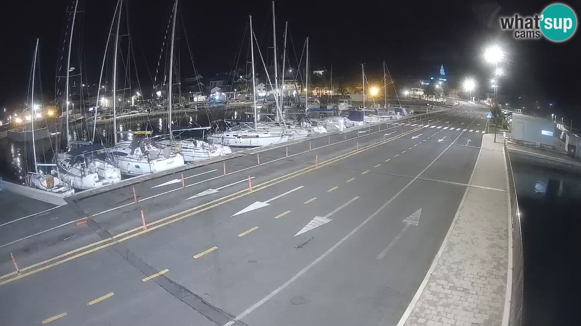Dalmacia Tkon Transportar- webcams Croacia