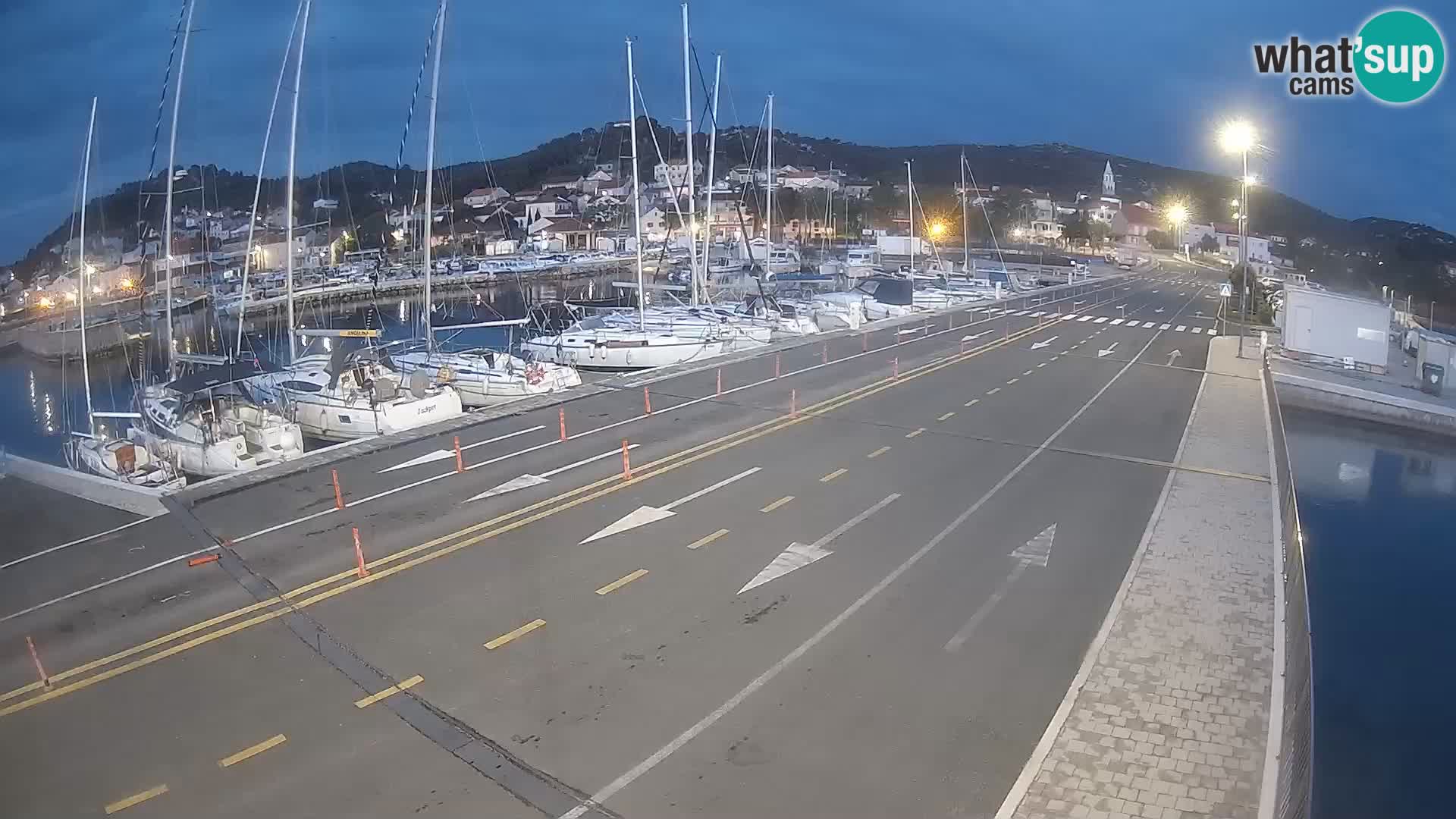 Dalmacia Tkon Transportar- webcams Croacia