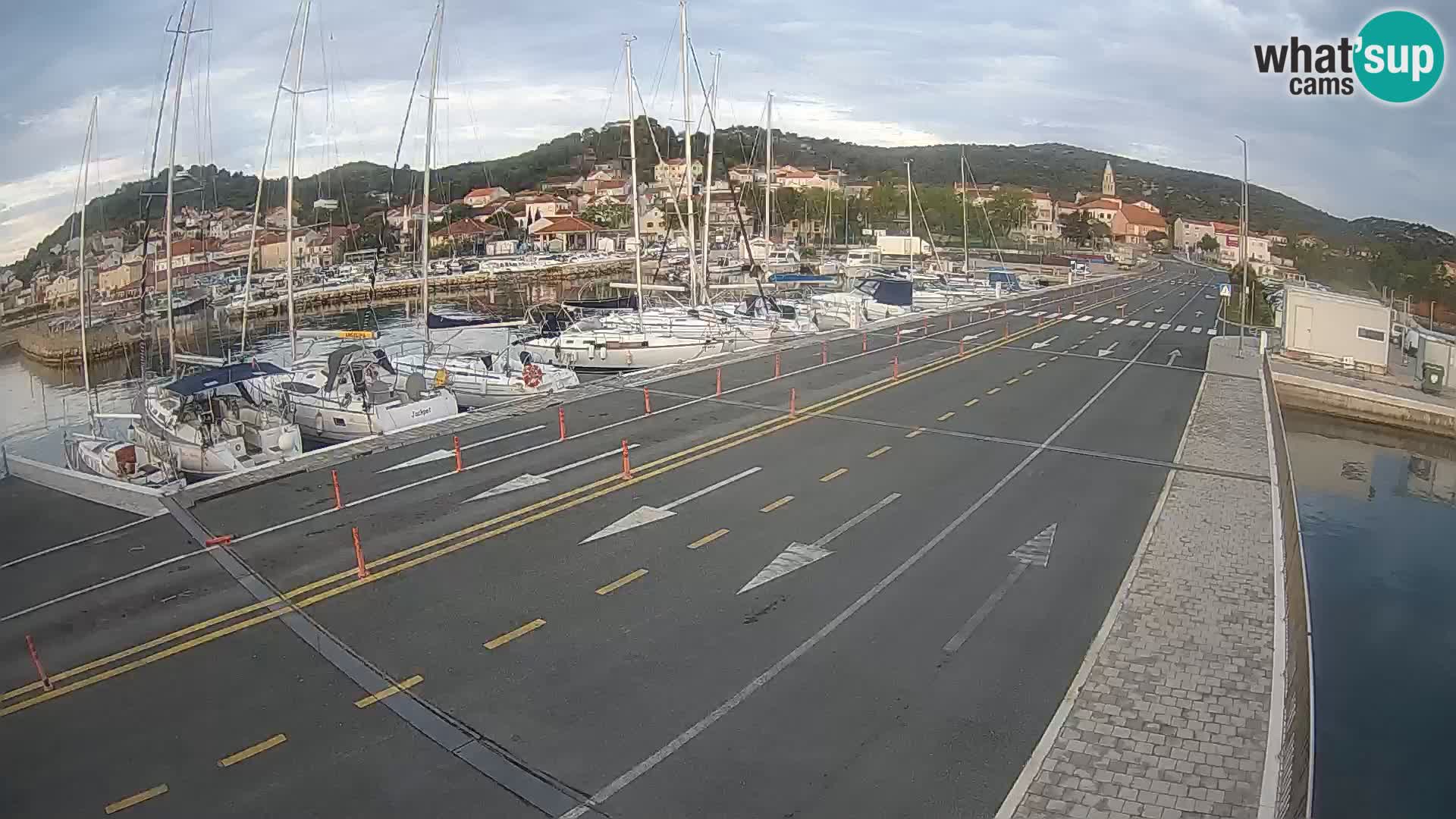 Dalmatie Tkon Traversier – webcams Croatie