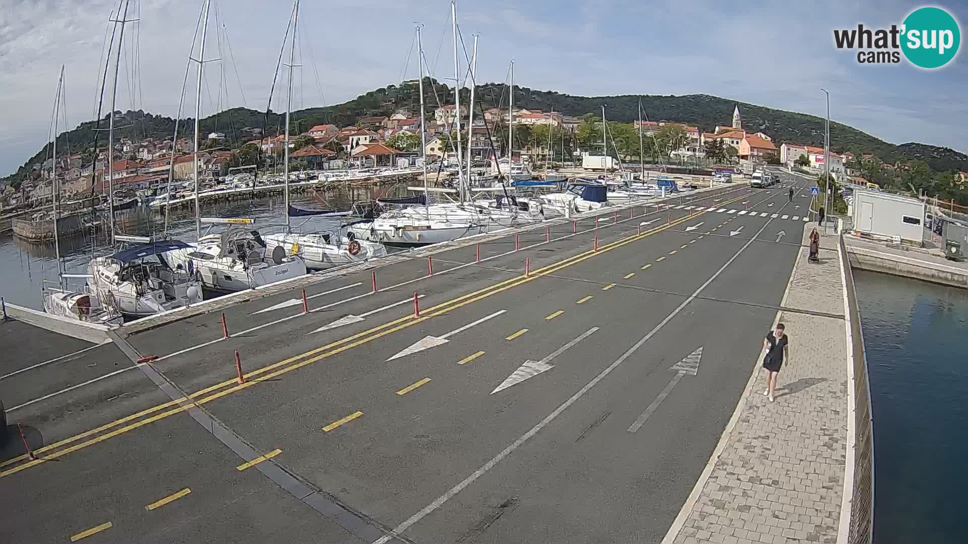 Dalmatie Tkon Traversier – webcams Croatie