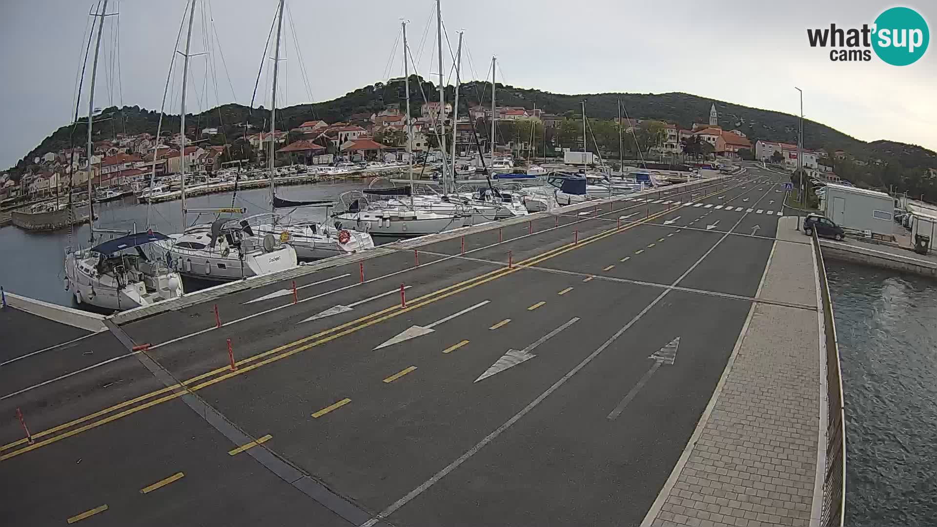 Dalmacia Tkon Transportar- webcams Croacia