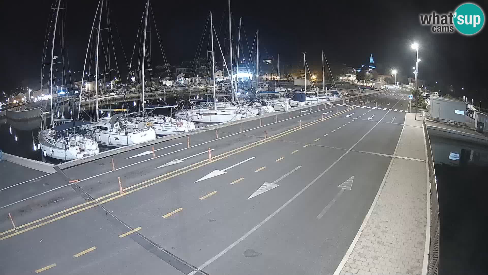 Dalmacia Tkon Transportar- webcams Croacia
