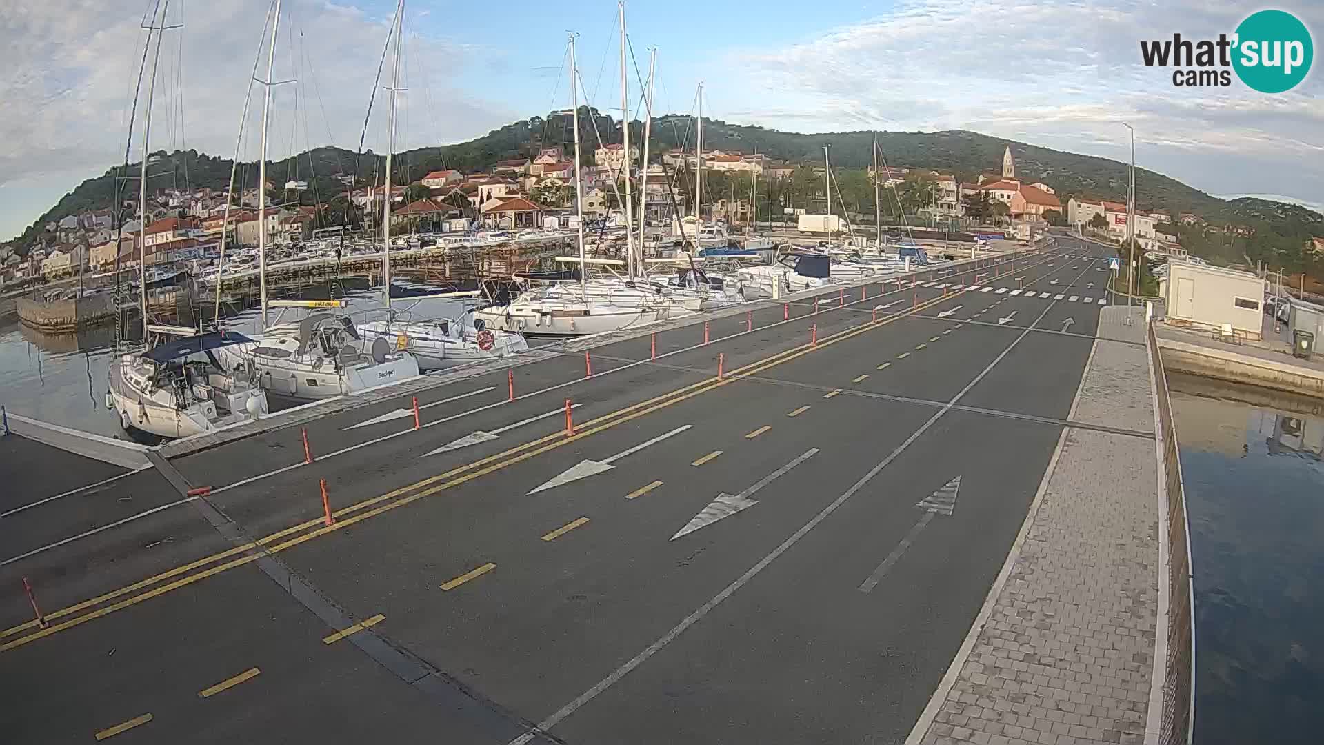 Dalmacia Tkon Transportar- webcams Croacia