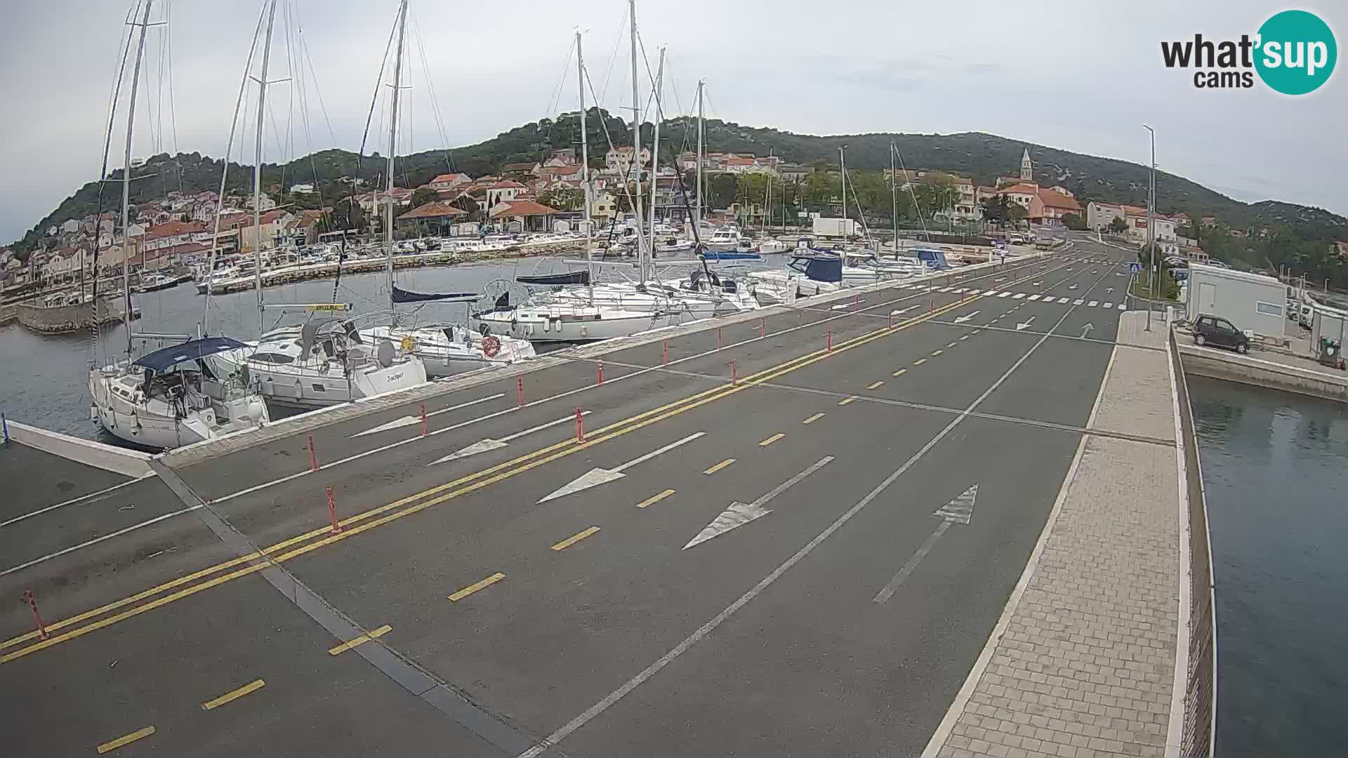 Dalmacia Tkon Transportar- webcams Croacia