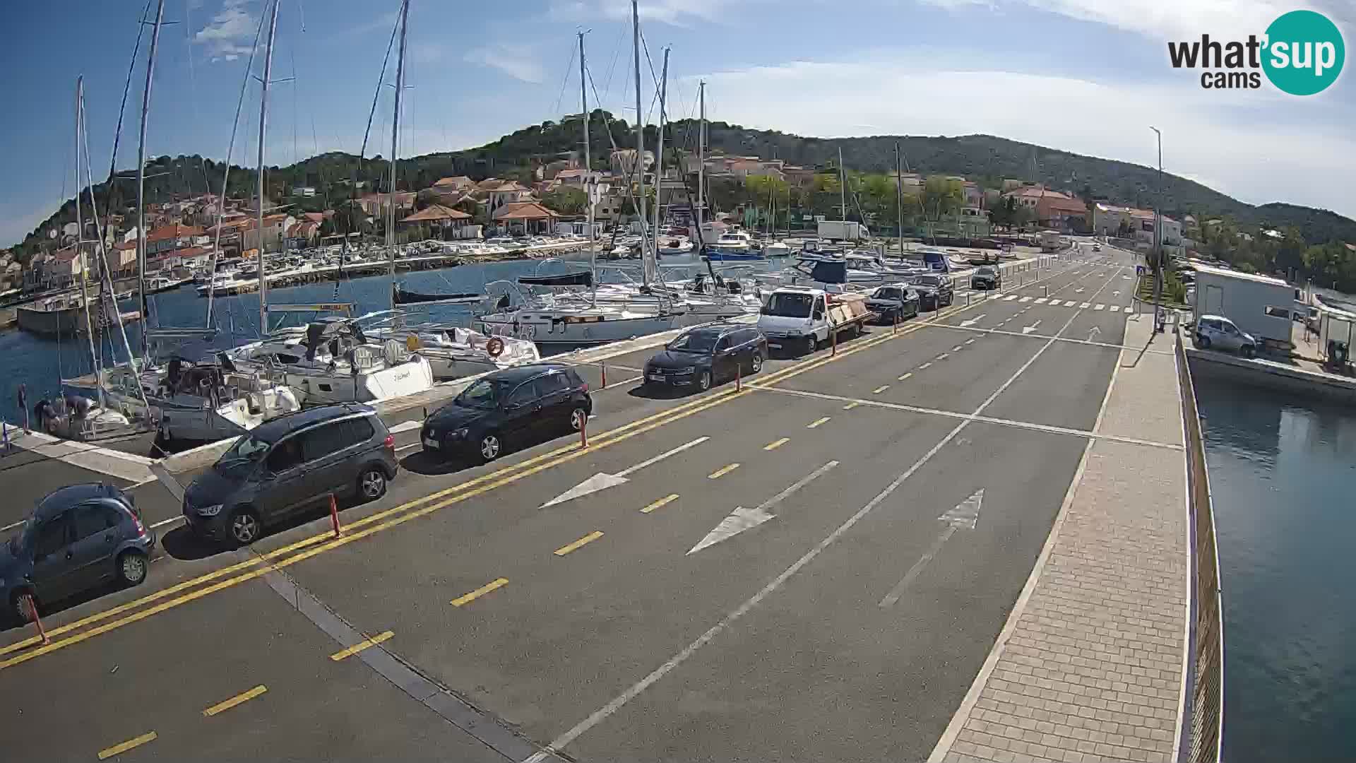 Dalmatie Tkon Traversier – webcams Croatie