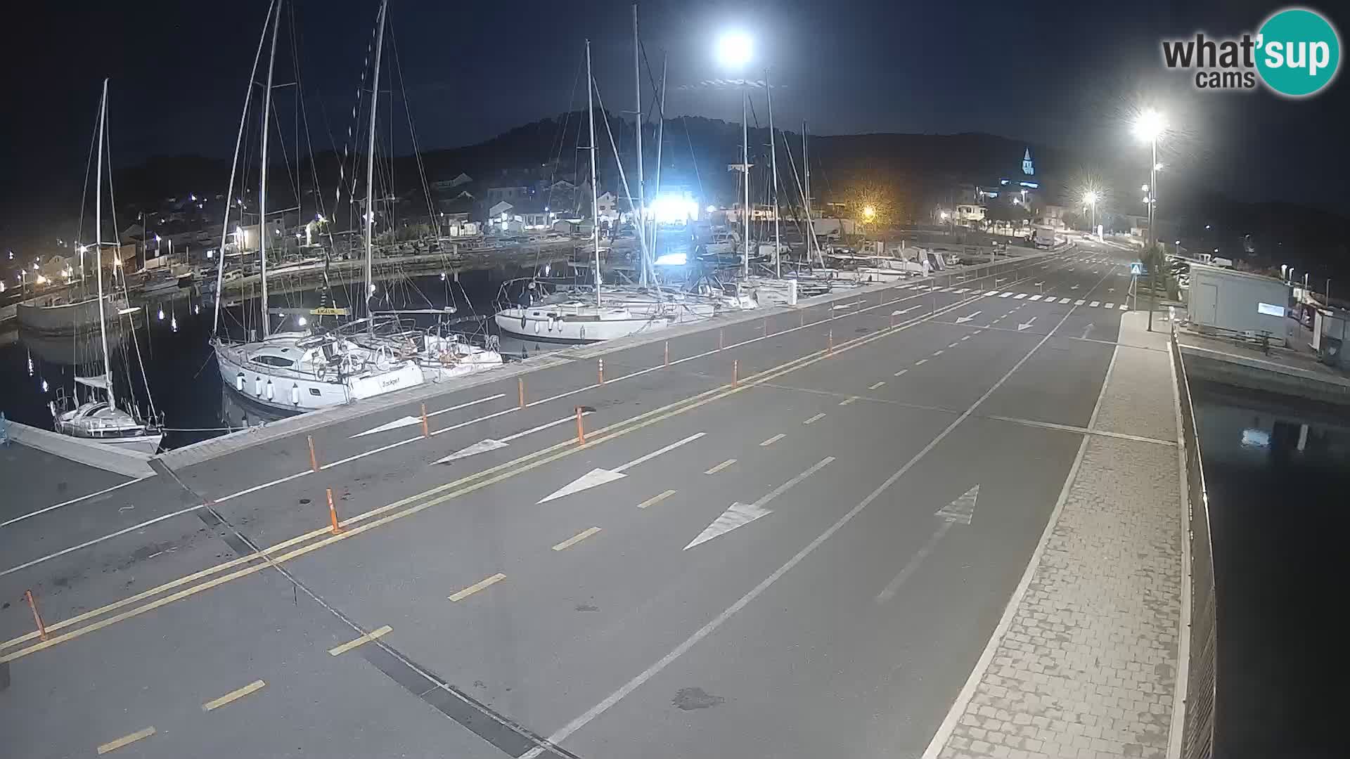 Dalmacia Tkon Transportar- webcams Croacia