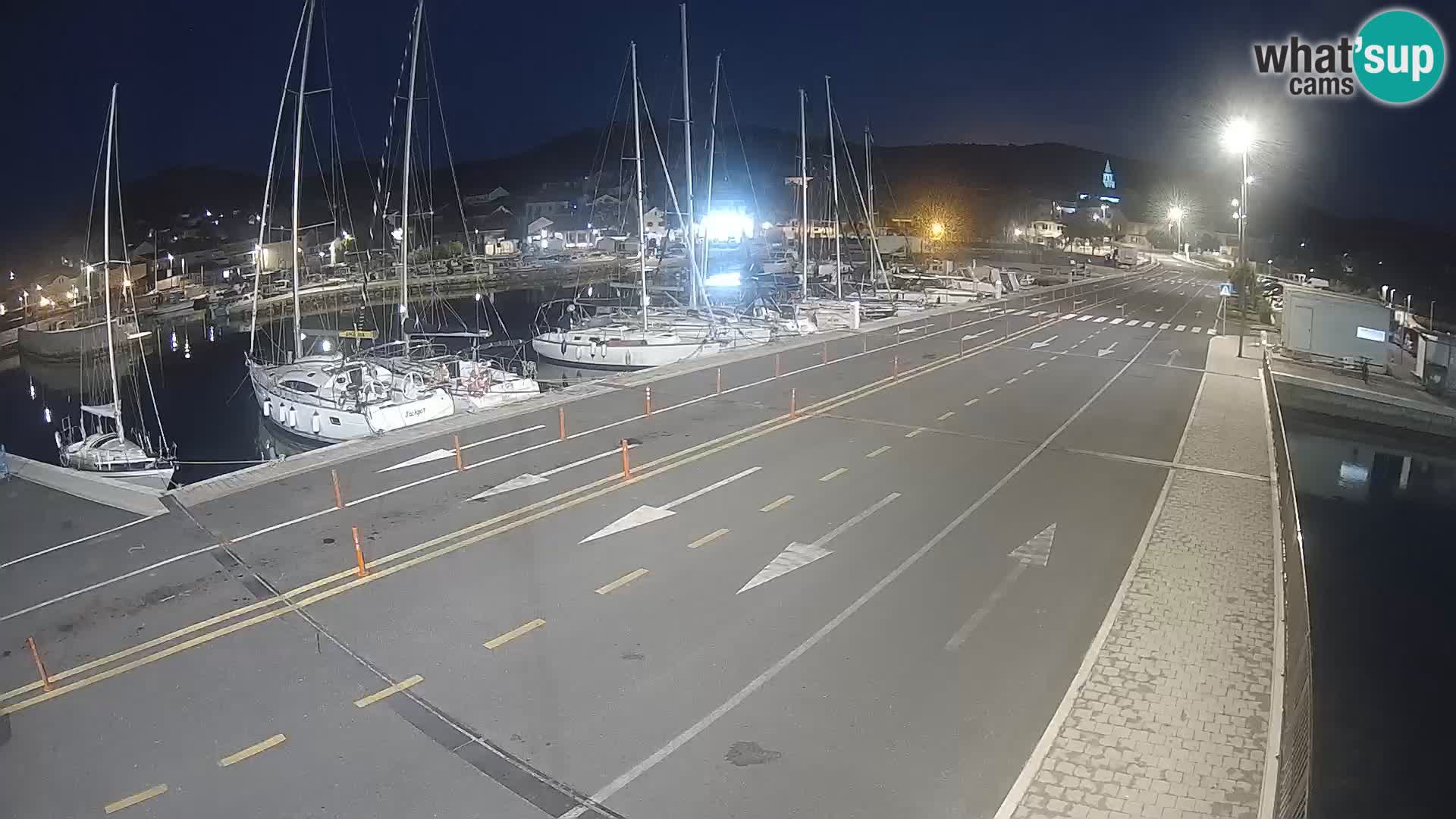 Dalmatie Tkon Traversier – webcams Croatie