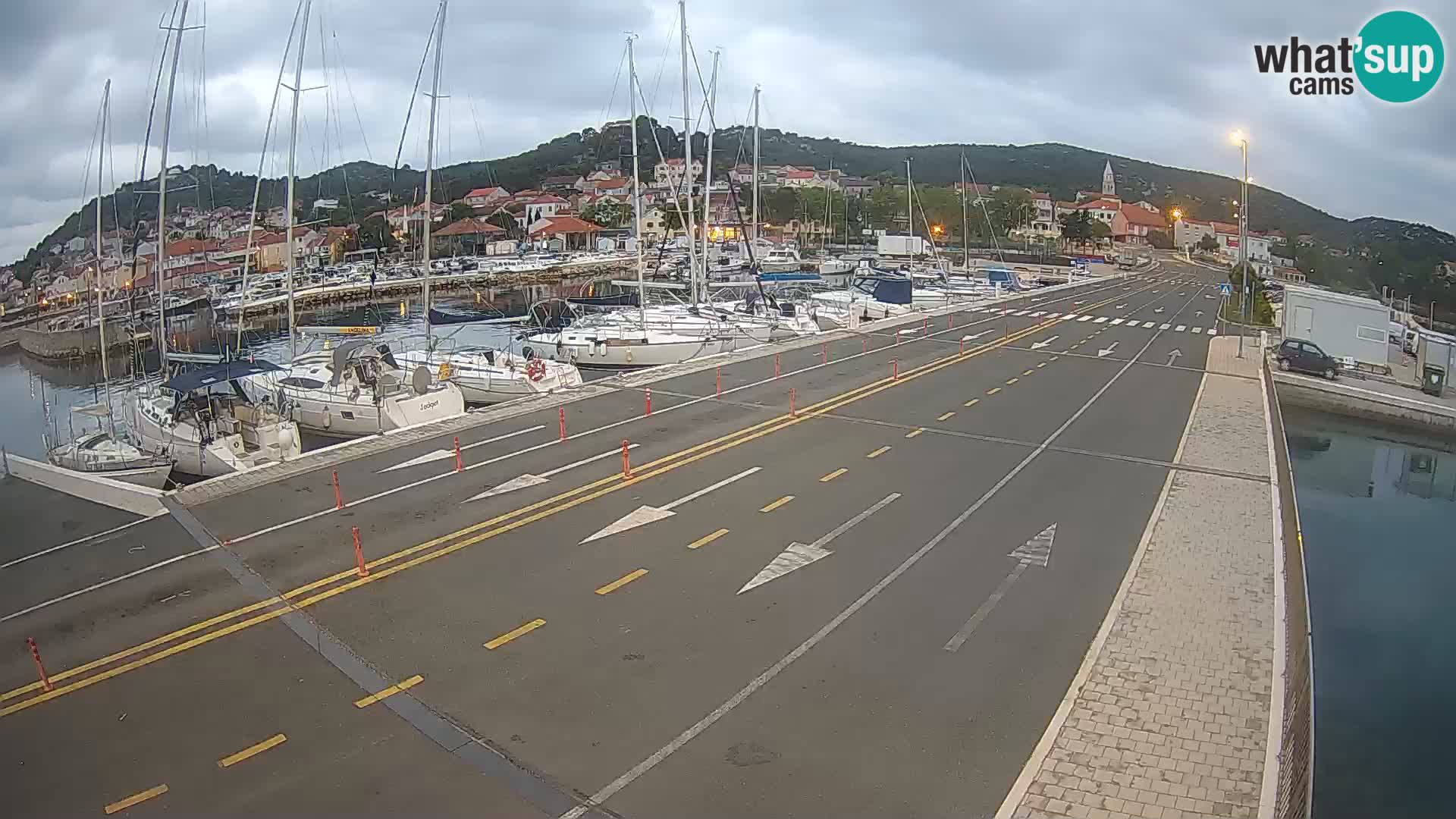 Dalmatie Tkon Traversier – webcams Croatie