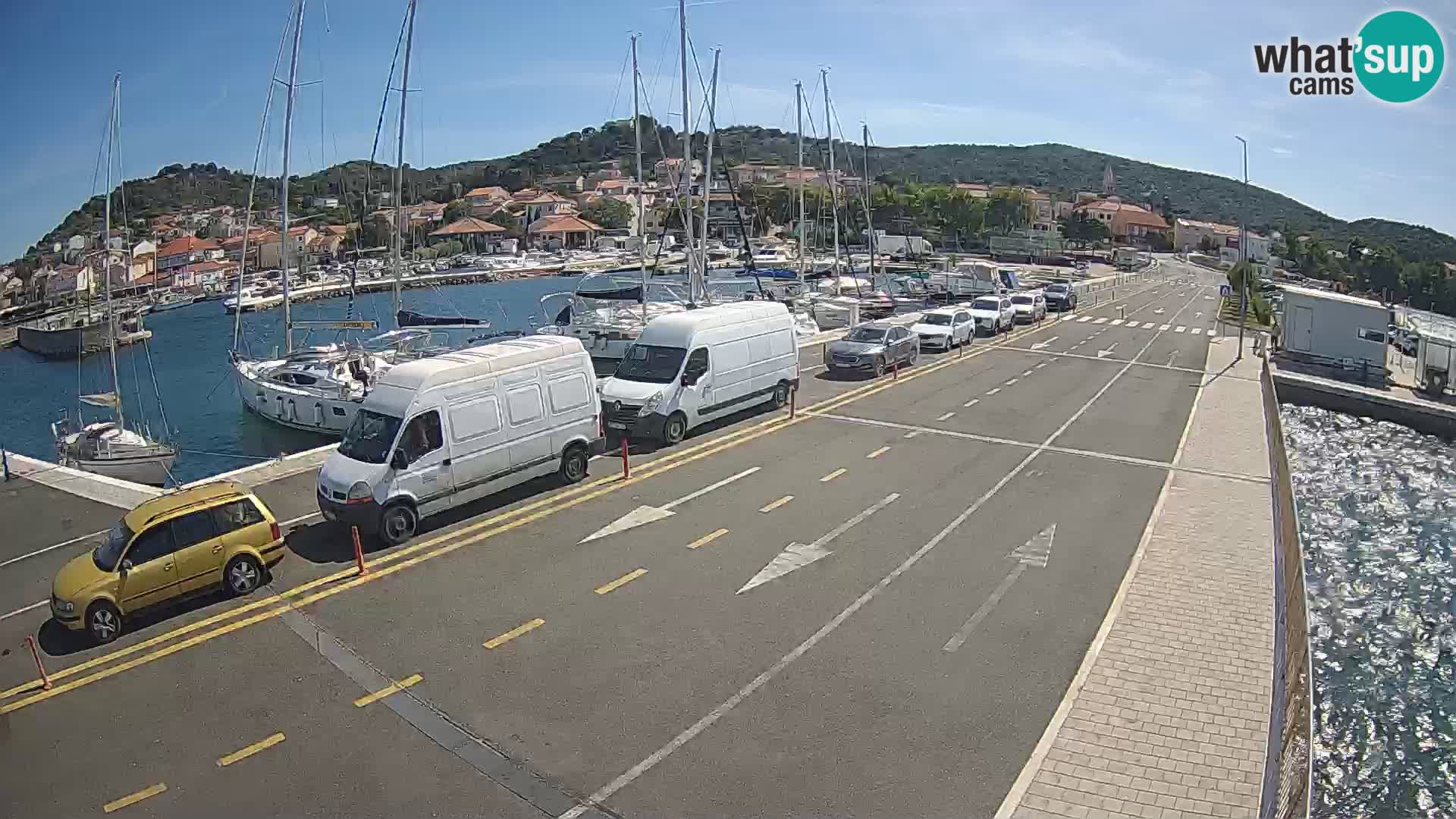 Dalmacia Tkon Transportar- webcams Croacia