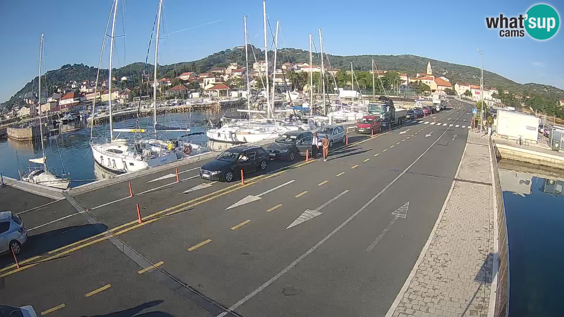 Dalmacia Tkon Transportar- webcams Croacia