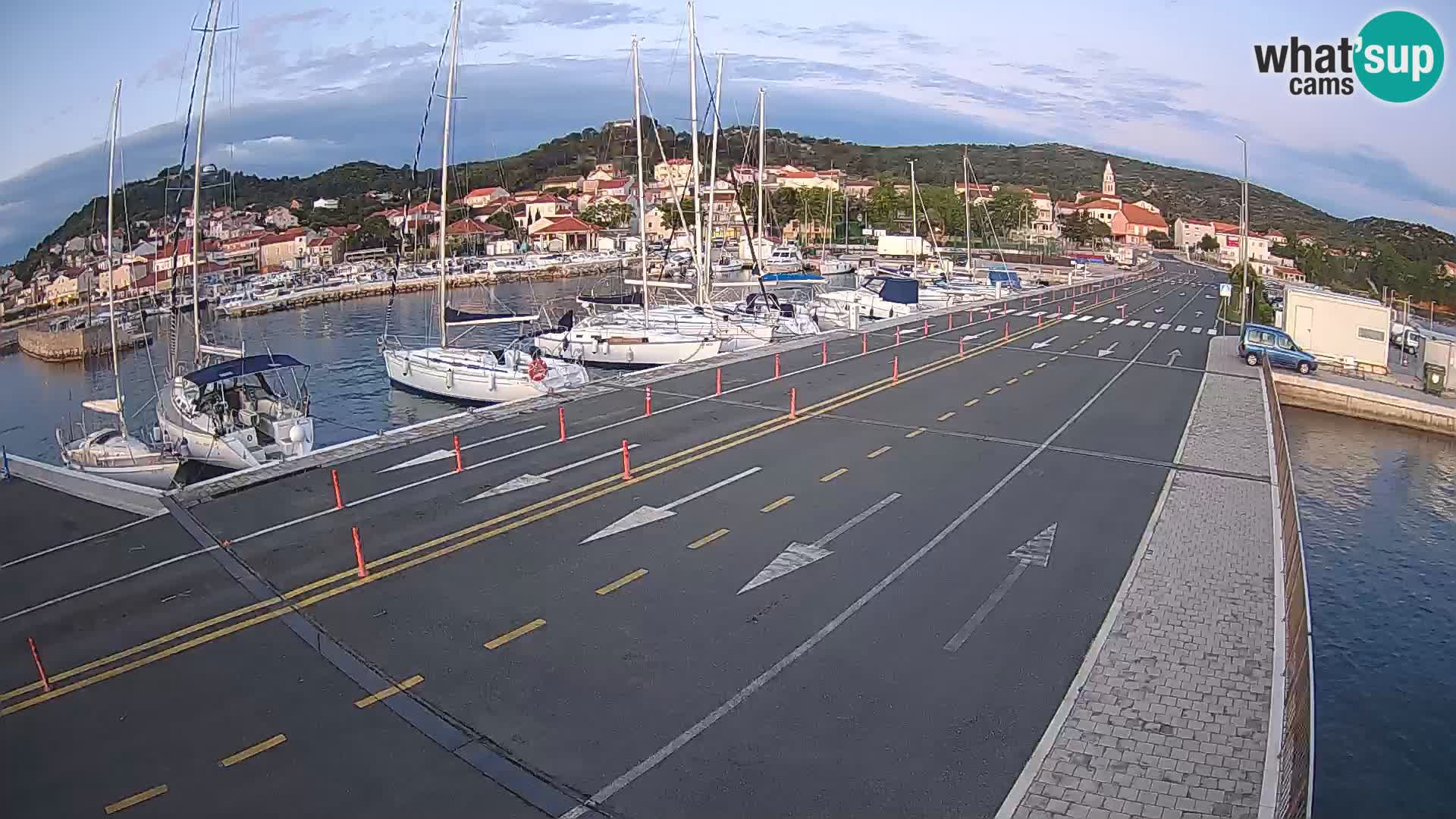 Dalmacia Tkon Transportar- webcams Croacia