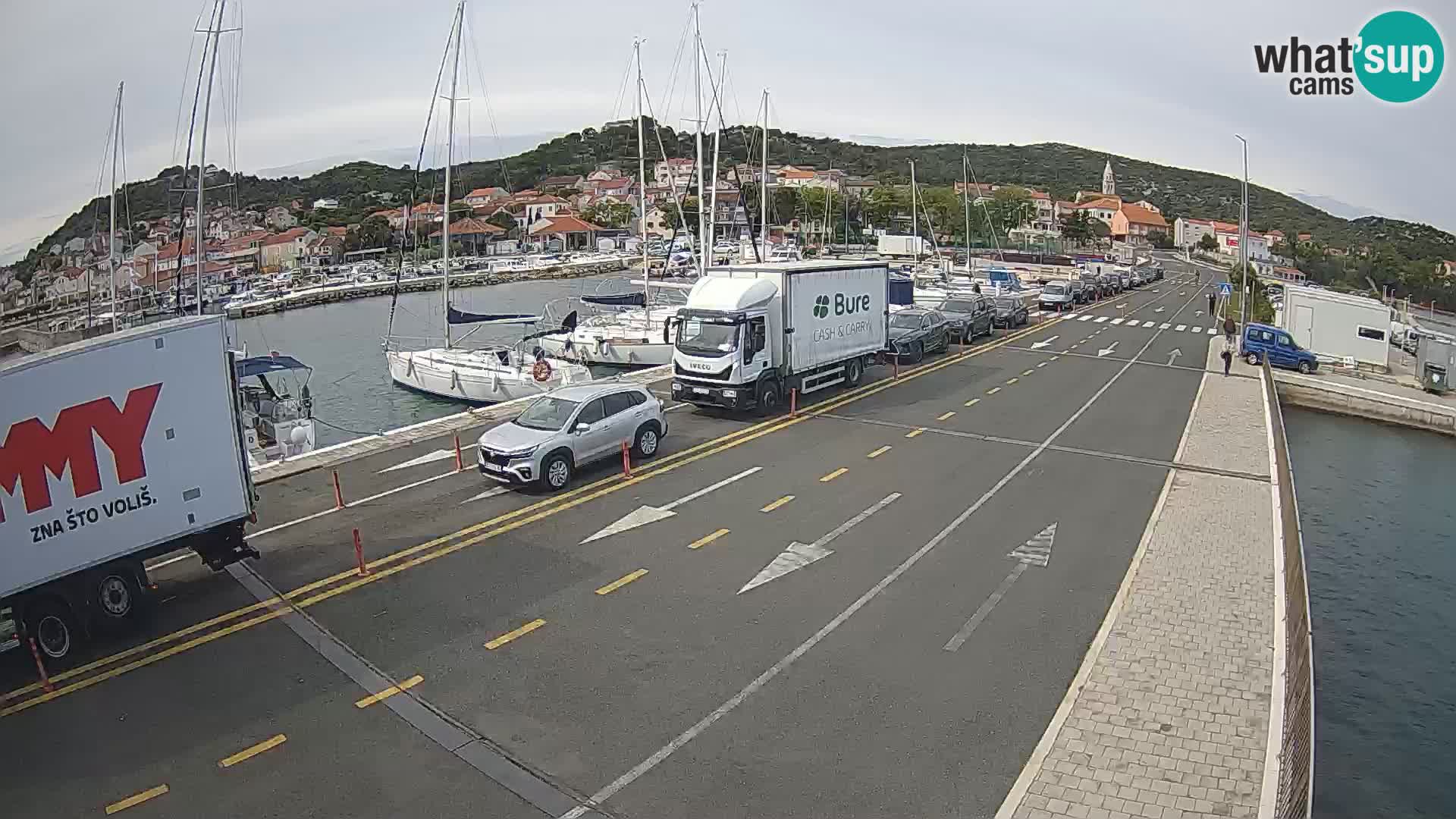 Dalmatia Tkon Ferry – webcams Croatia